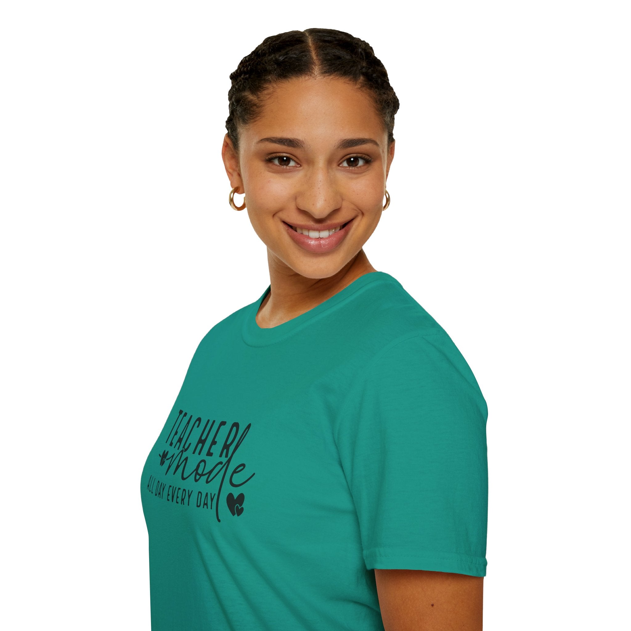 Teacher Mode All Day Every Day T-Shirt — Funny Teacher Gift Appreciation Graphic Tee