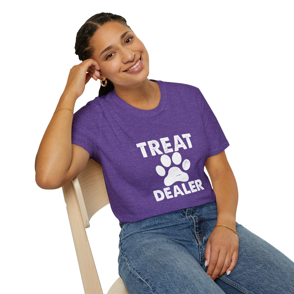 Treat Dealer T-Shirt — Funny Dog Paw Pet Lover Tee