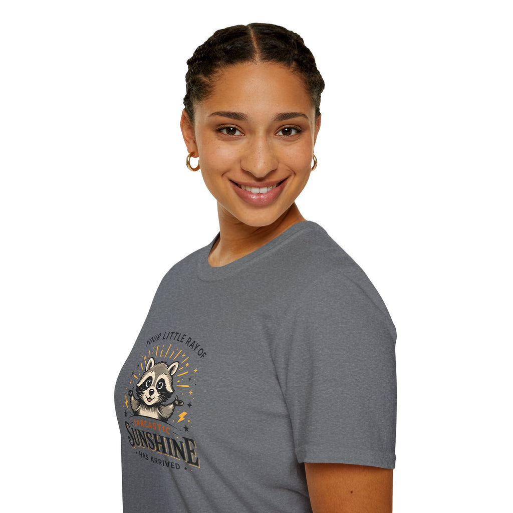 Your Little Ray of Sarcastic Sunshine Raccoon T-Shirt — Funny Gift for Her