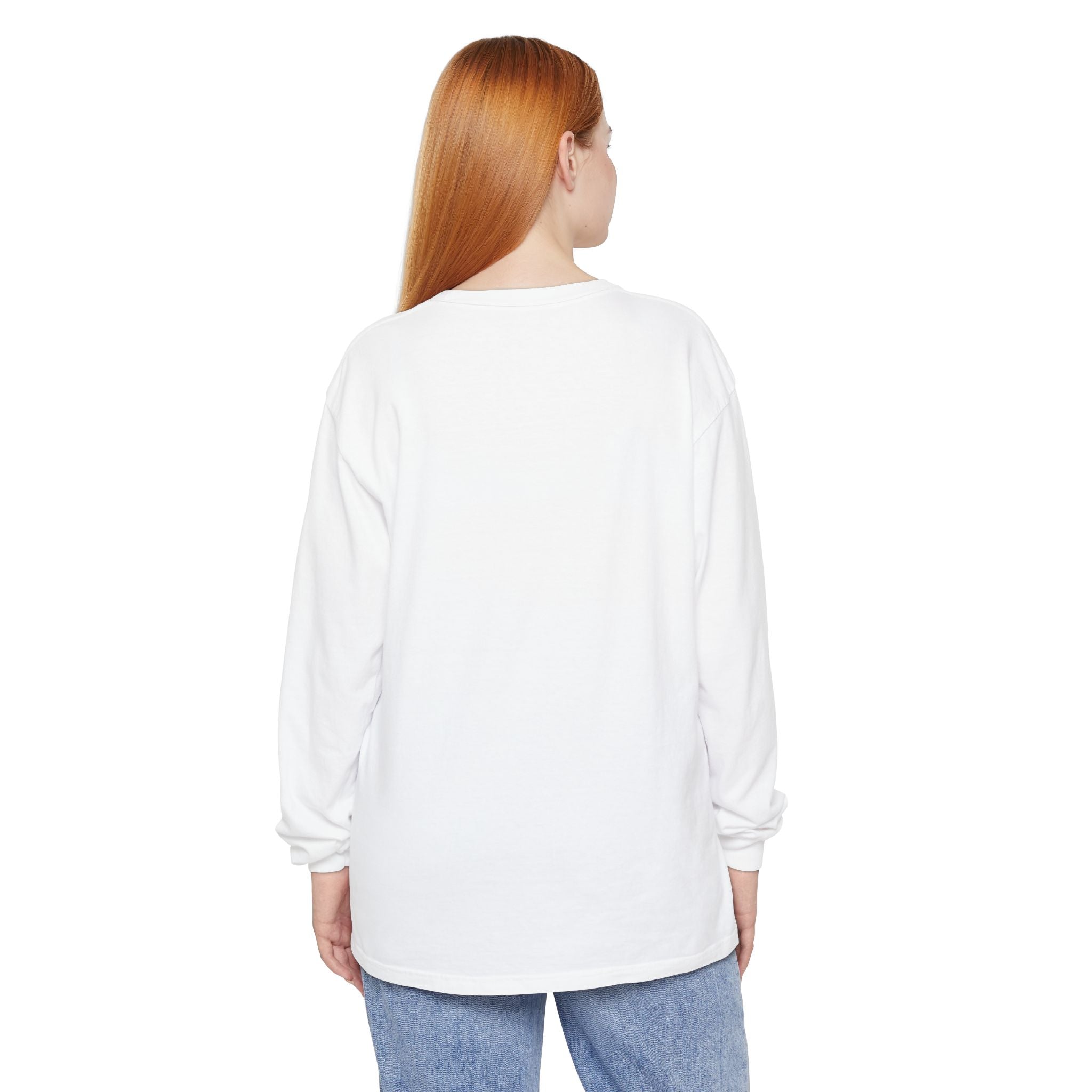 Thankful Grateful Blessed Pumpkin Long Sleeve — Cute Fall Thanksgiving Gift for Women