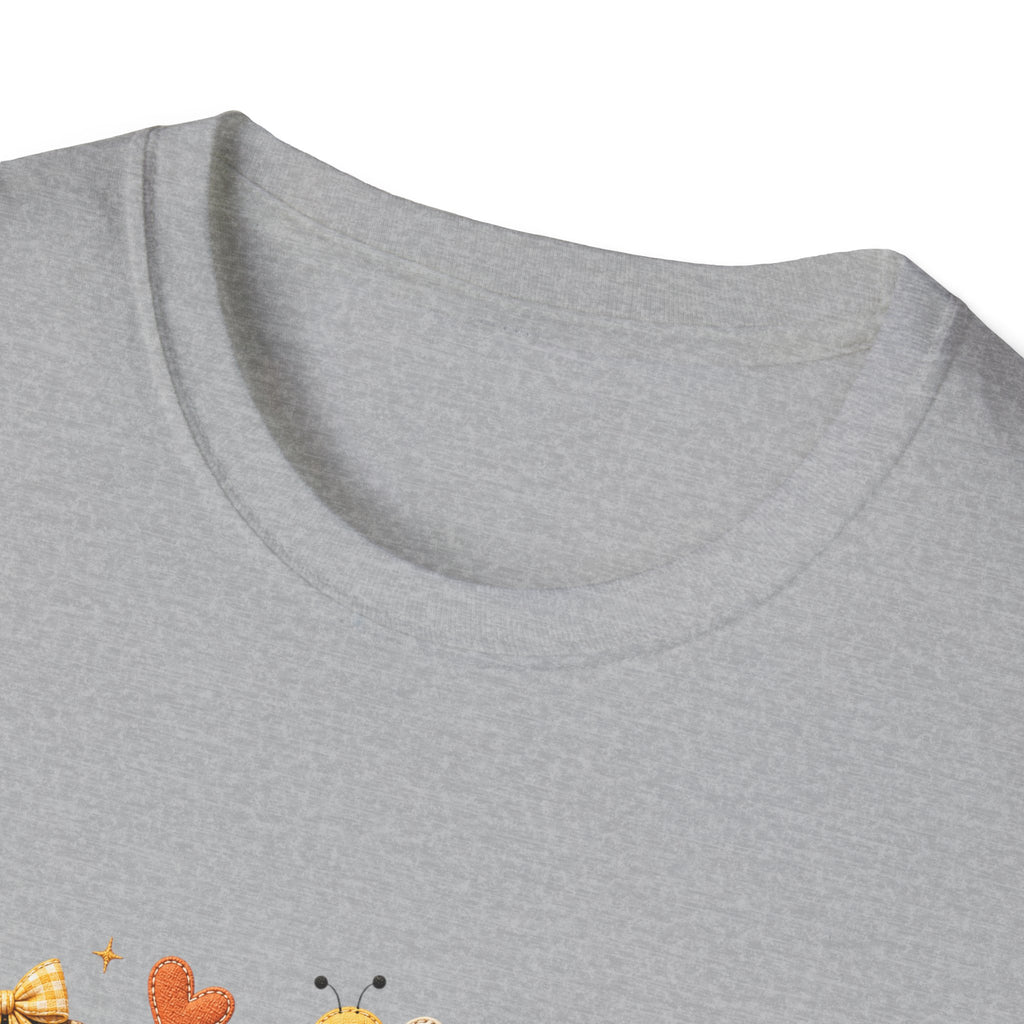 Teacher Floral Bee T-Shirt — Cute Back-to-School Gift for Teachers Graphic Tee