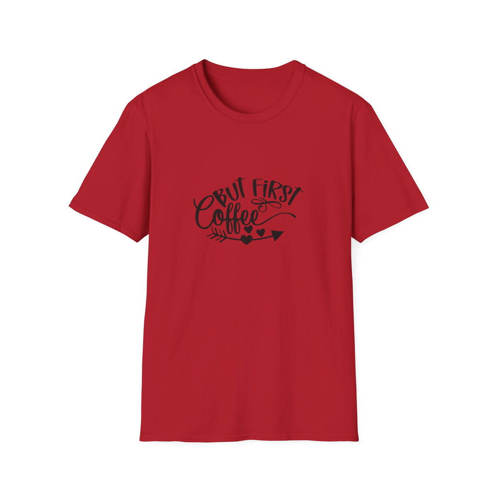 But First Coffee T-Shirt — Funny Gift for Coffee Lovers Women's Graphic Tee