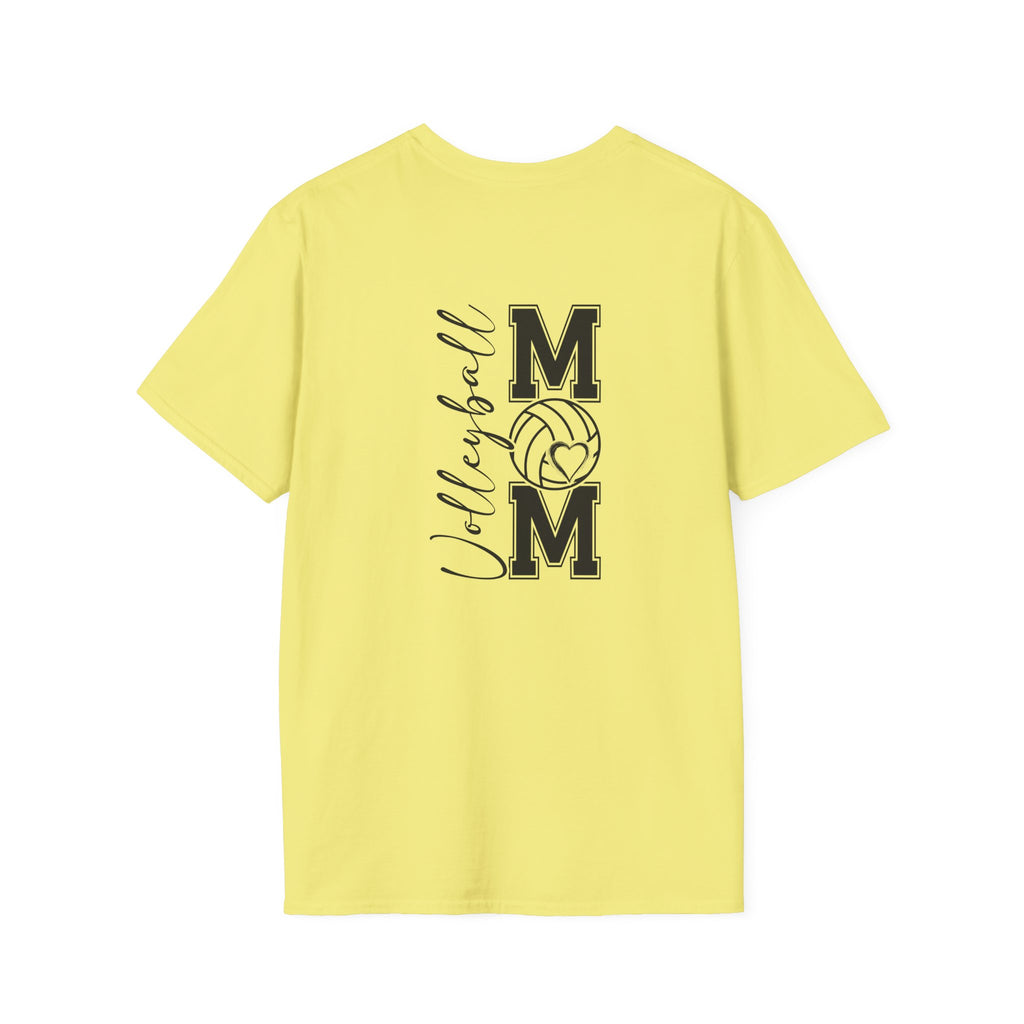 Volleyball Mom T-Shirt — Cute Game Day Gift for Sports Moms Script Graphic Tee