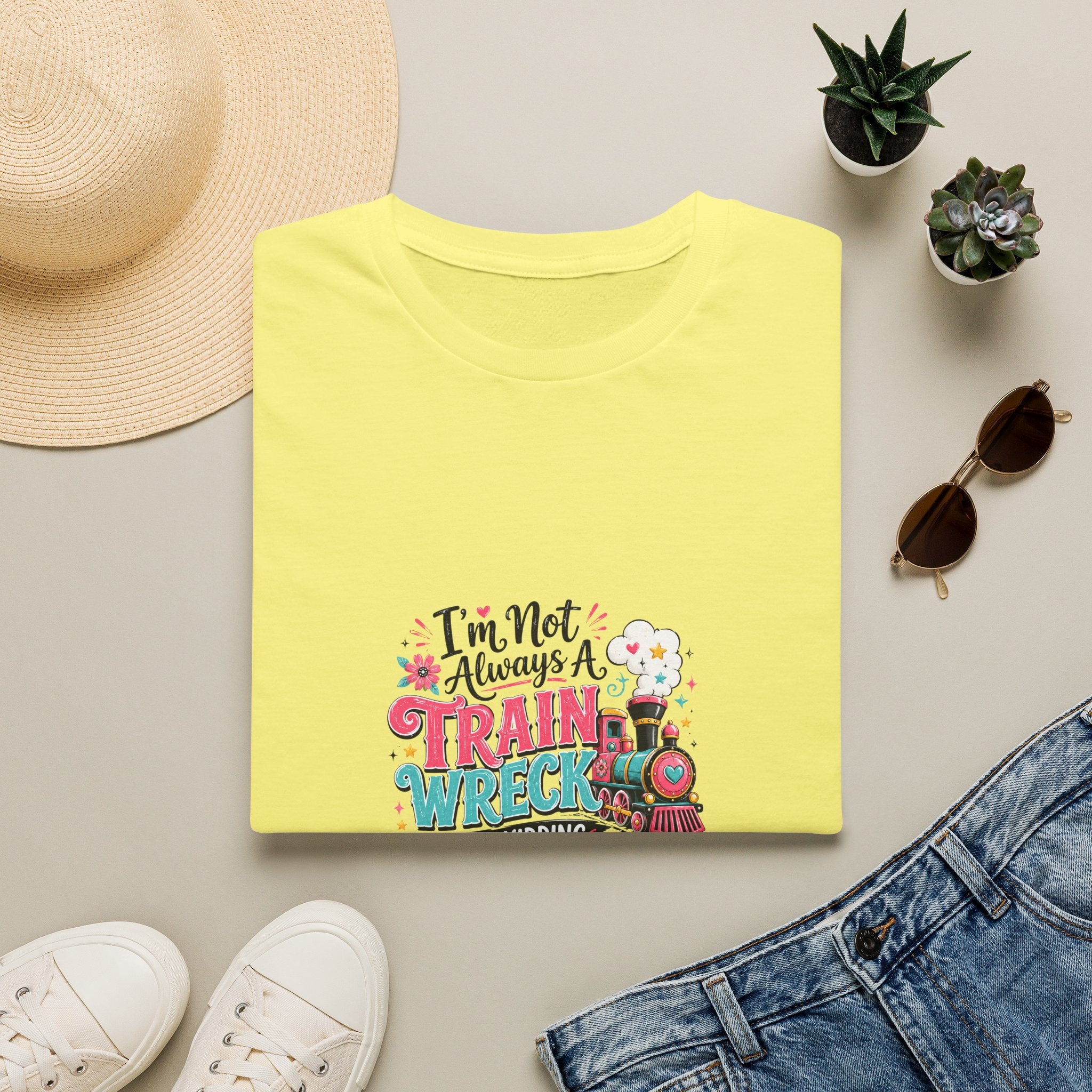 I'm Not Always a Trainwreck Toot Toot T-Shirt — Funny Sarcastic Gift for Her