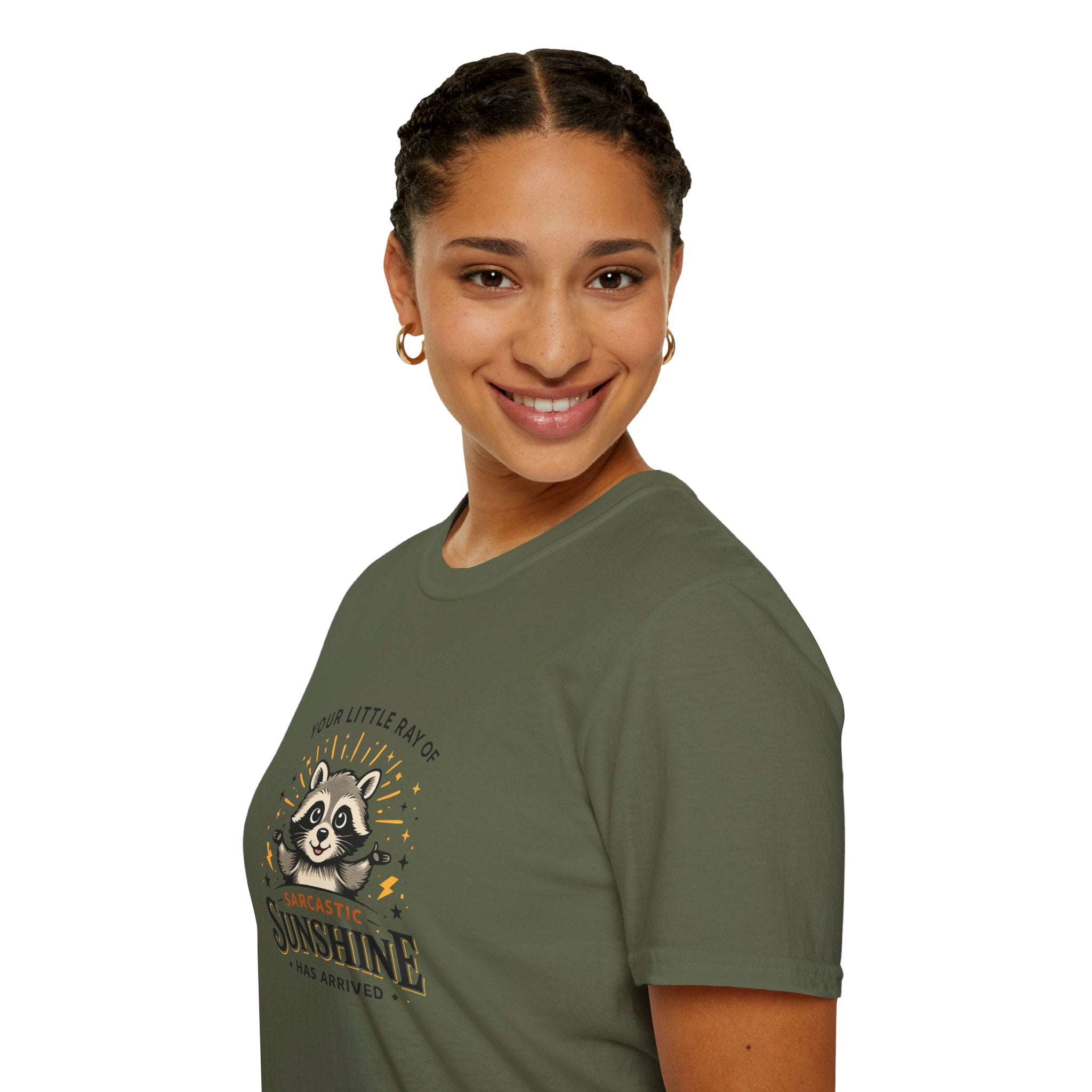 Your Little Ray of Sarcastic Sunshine Raccoon T-Shirt — Funny Gift for Her