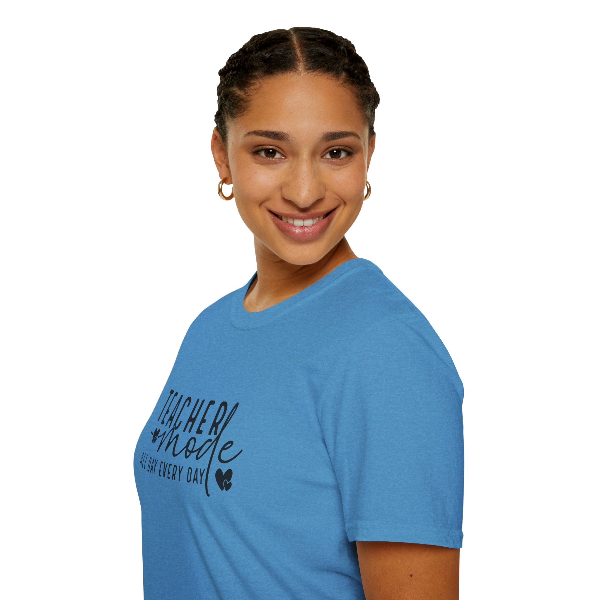Teacher Mode All Day Every Day T-Shirt — Funny Teacher Gift Appreciation Graphic Tee