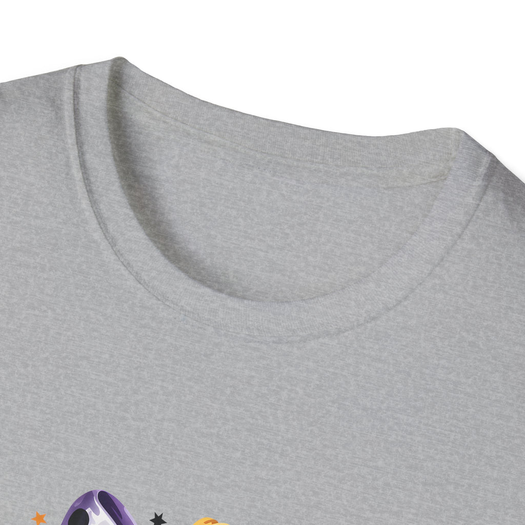 Halloween Pumpkin Bow T-Shirt — Cute Colorful Gift for Women Jack-O'-Lantern Tee