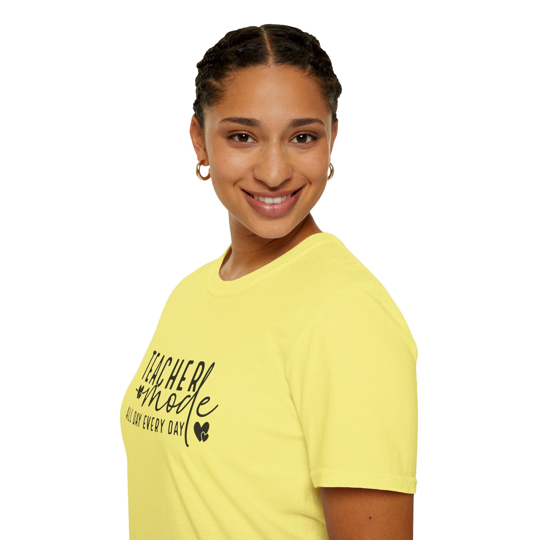 Teacher Mode All Day Every Day T-Shirt — Funny Teacher Gift Appreciation Graphic Tee