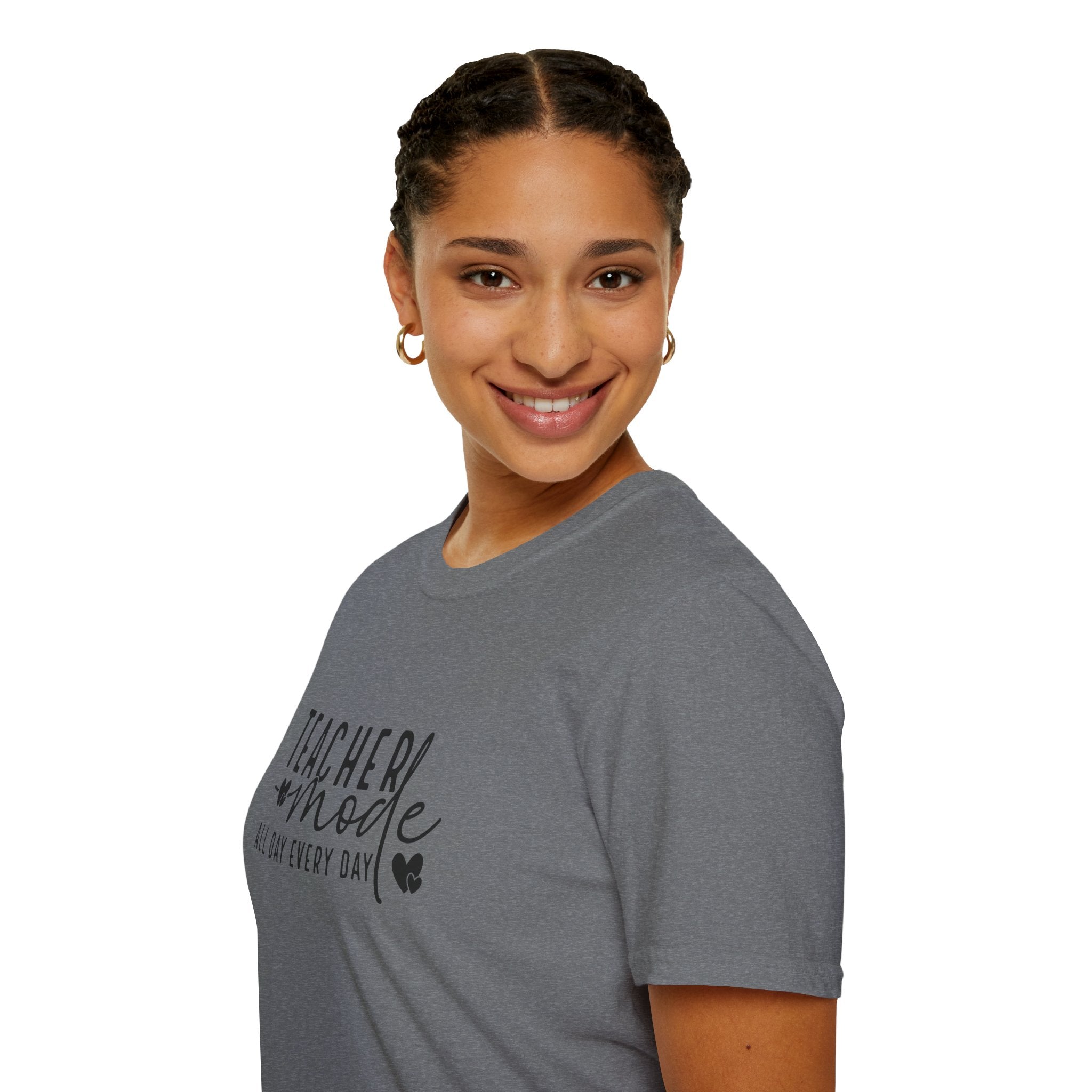 Teacher Mode All Day Every Day T-Shirt — Funny Teacher Gift Appreciation Graphic Tee