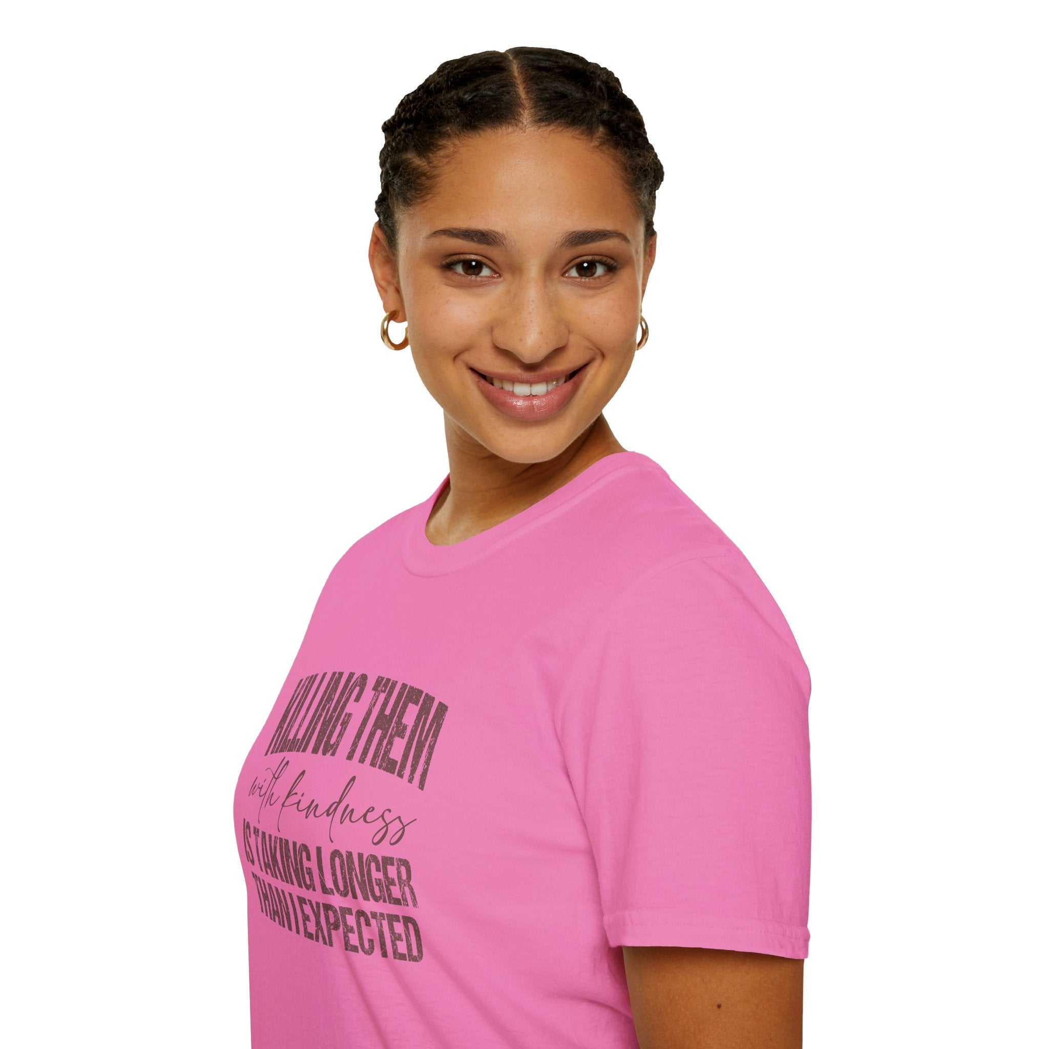 Killing Them With Kindness T-Shirt — Funny Motivational Gift for Women Vintage Tee