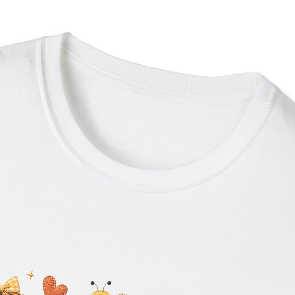 Teacher Floral Bee T-Shirt — Cute Back-to-School Gift for Teachers Graphic Tee