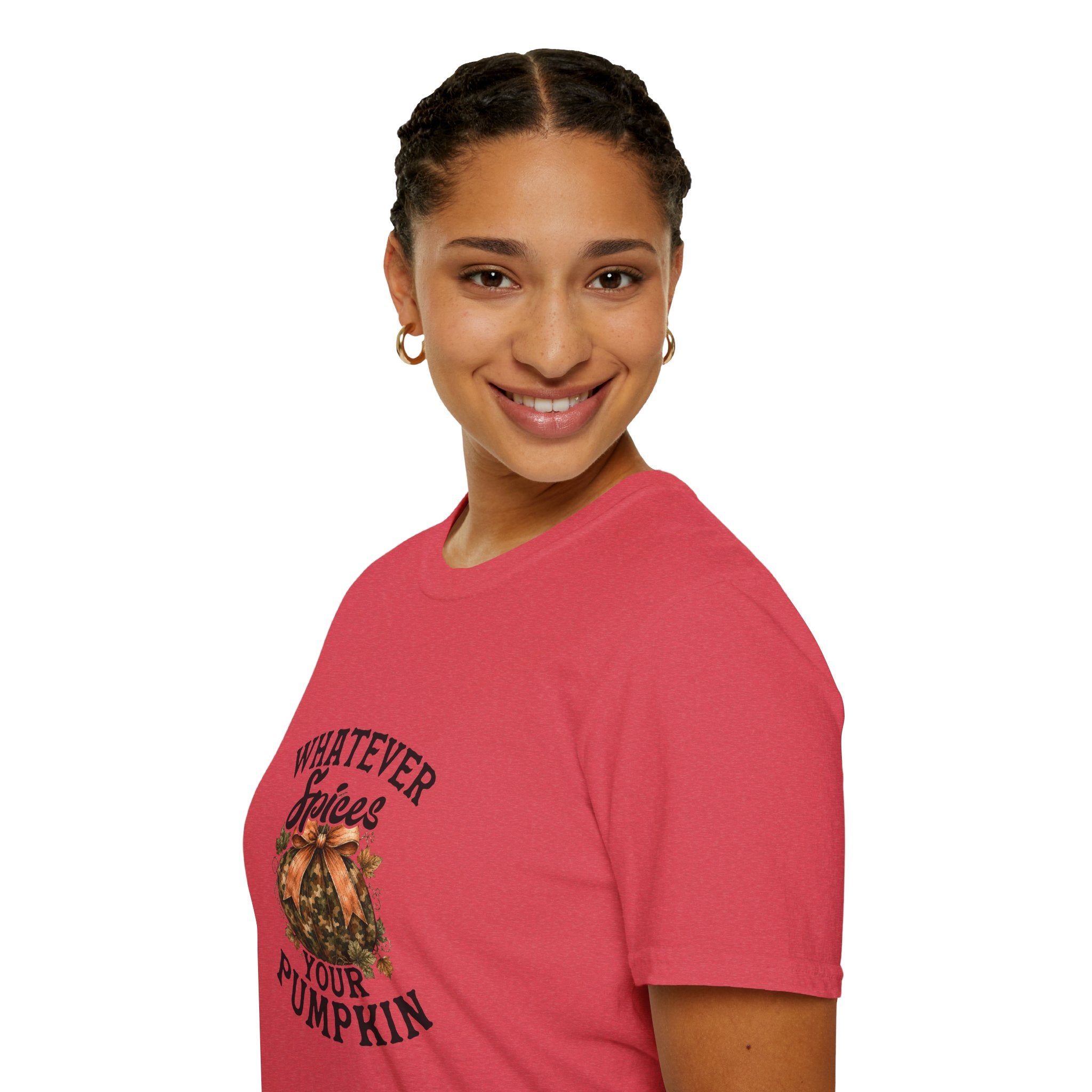 Whatever Spices Your Pumpkin T-Shirt — Funny Fall Gift for Women Pumpkin Spice Tee