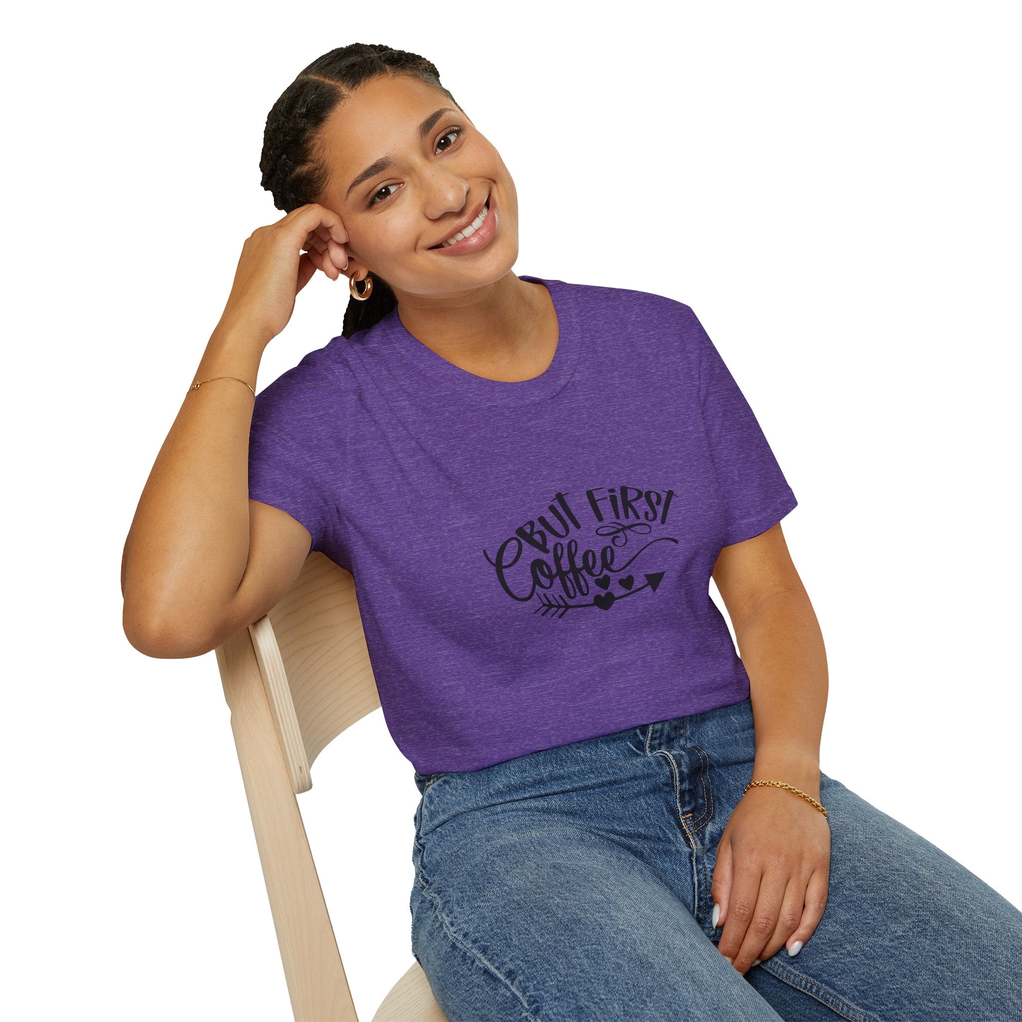 But First Coffee T-Shirt — Funny Gift for Coffee Lovers Women's Graphic Tee