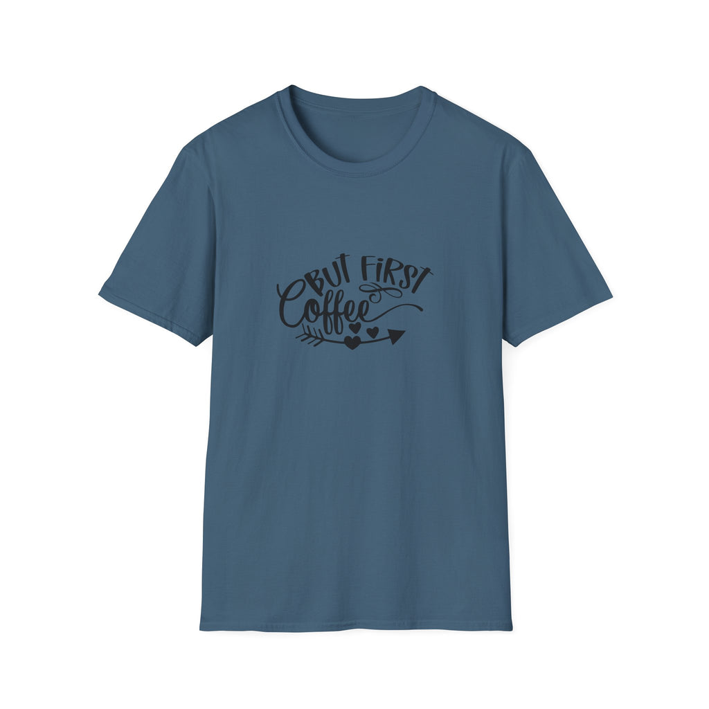 But First Coffee T-Shirt — Funny Gift for Coffee Lovers Women's Graphic Tee