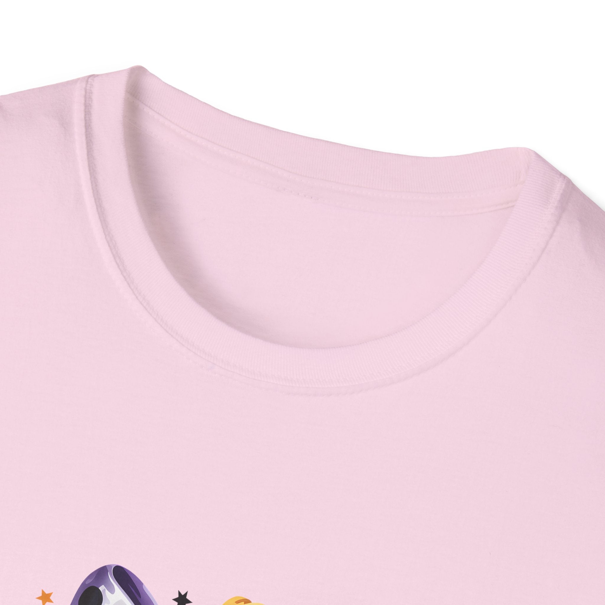 Halloween Pumpkin Bow T-Shirt — Cute Colorful Gift for Women Jack-O'-Lantern Tee