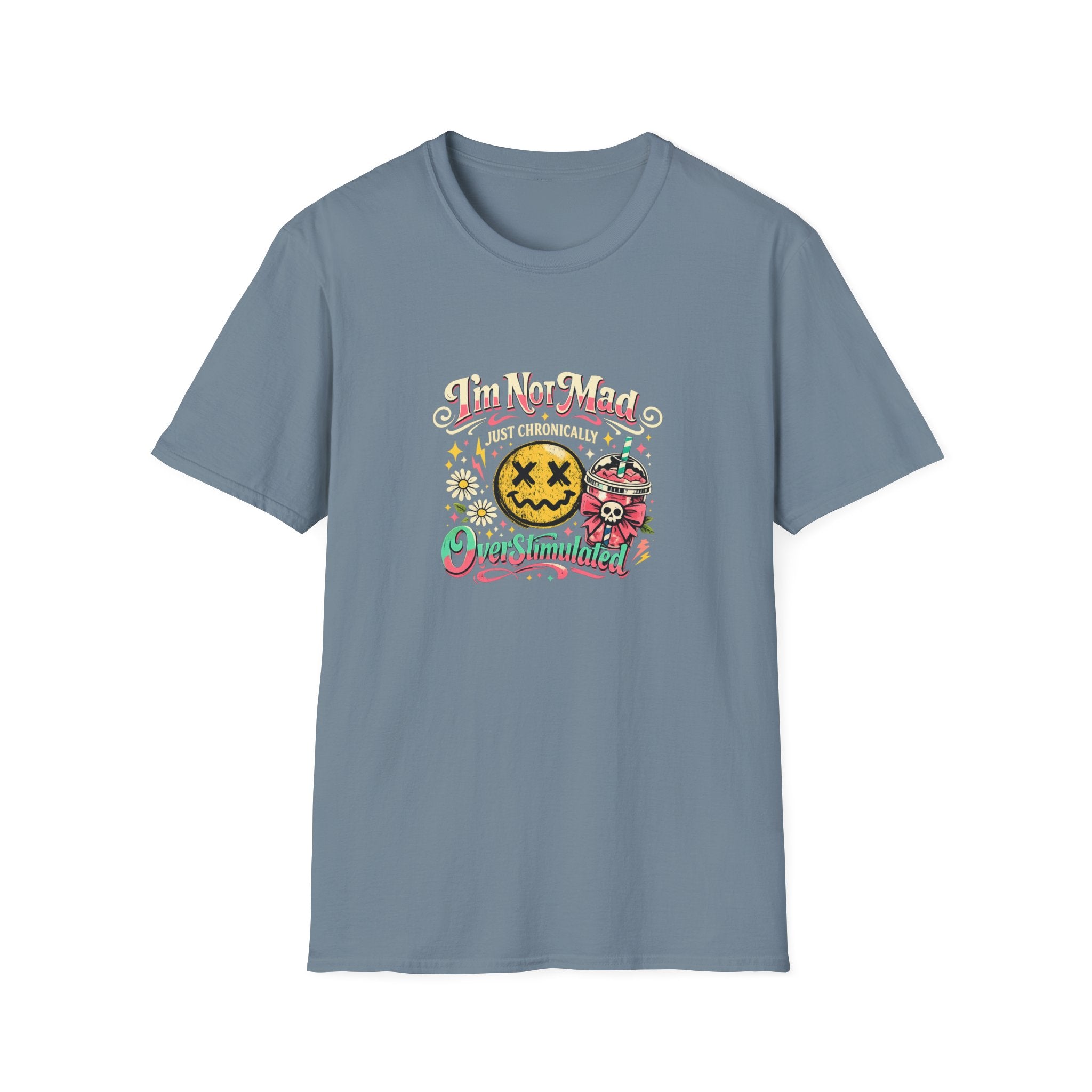 I'm Not Mad Kawaii Bubble Tea T-Shirt — Cute Funny Gift for Her Graphic Tee