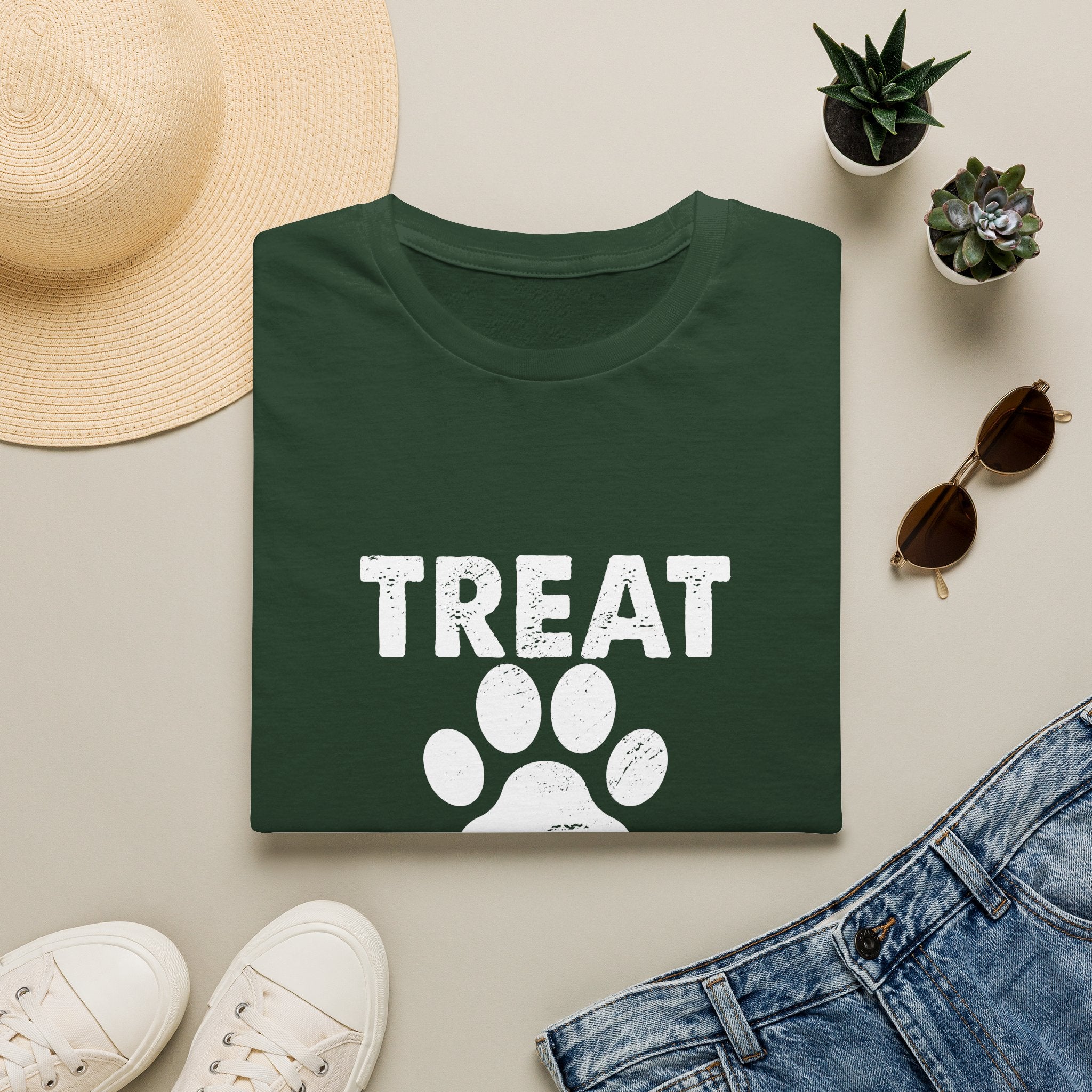 Treat Dealer T-Shirt — Funny Dog Paw Pet Lover Tee