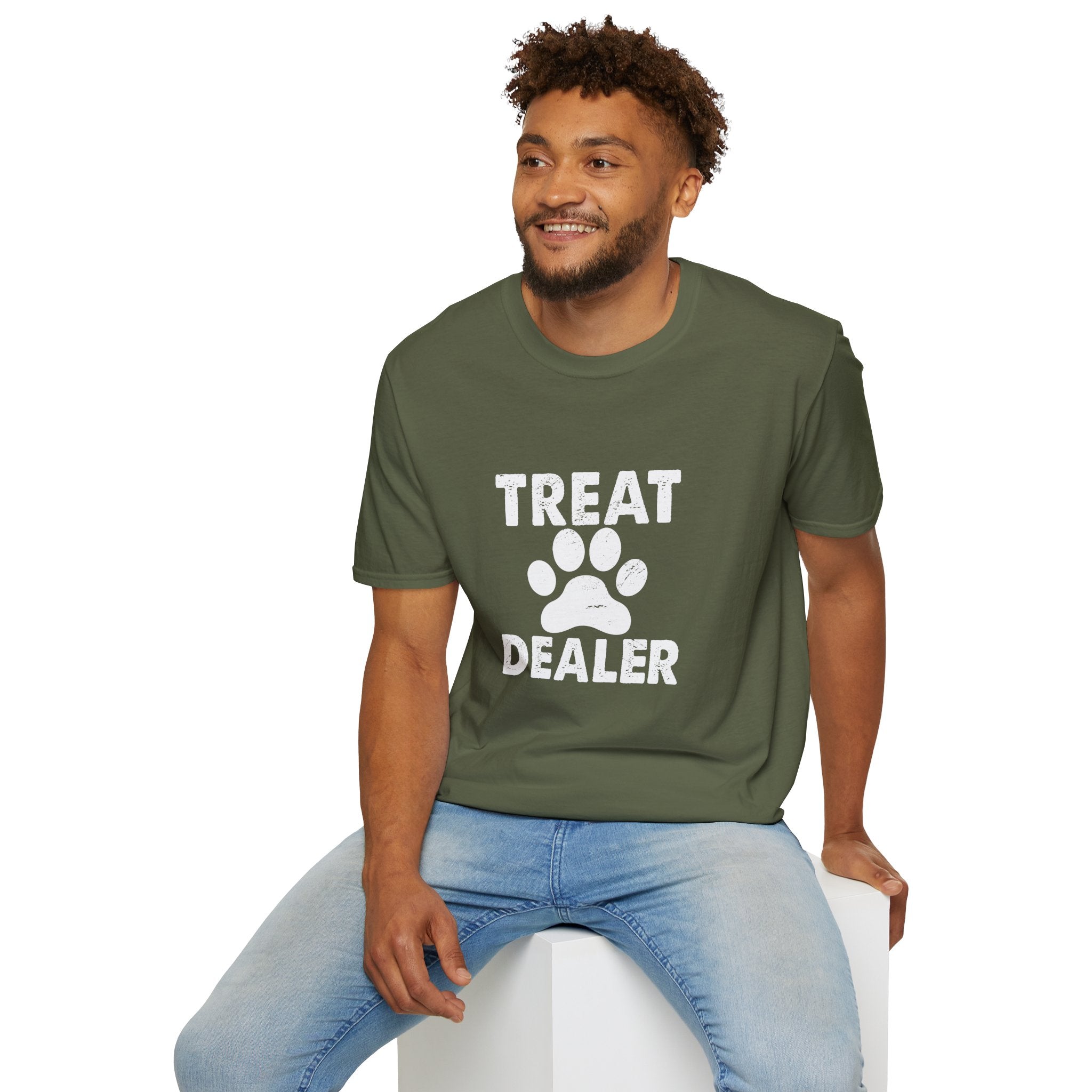Treat Dealer T-Shirt — Funny Dog Paw Pet Lover Tee