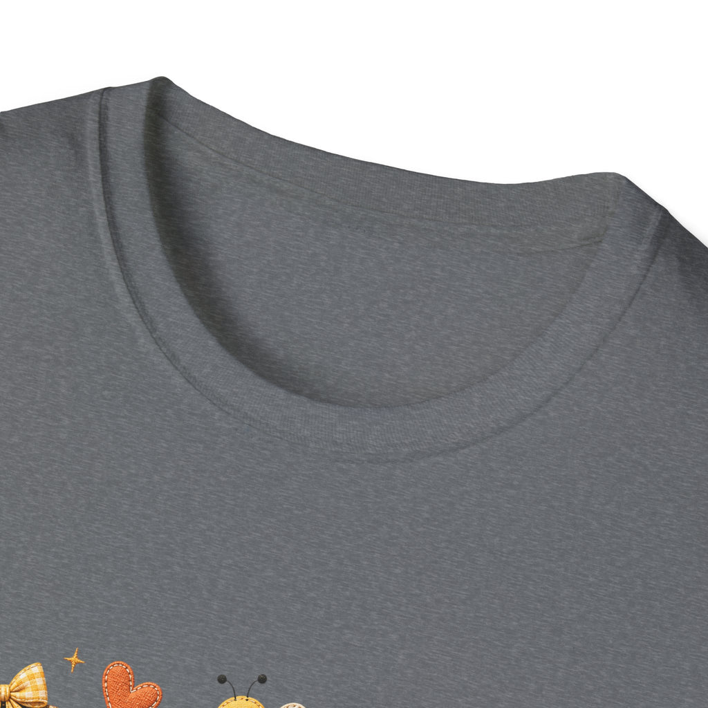 Teacher Floral Bee T-Shirt — Cute Back-to-School Gift for Teachers Graphic Tee