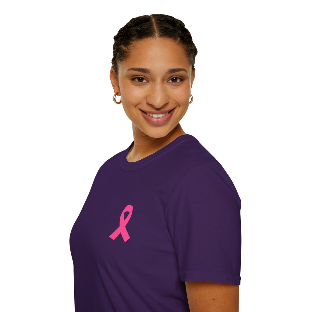 Breast Cancer Awareness Ribbon T-Shirt — Pink Ribbon Support Tee