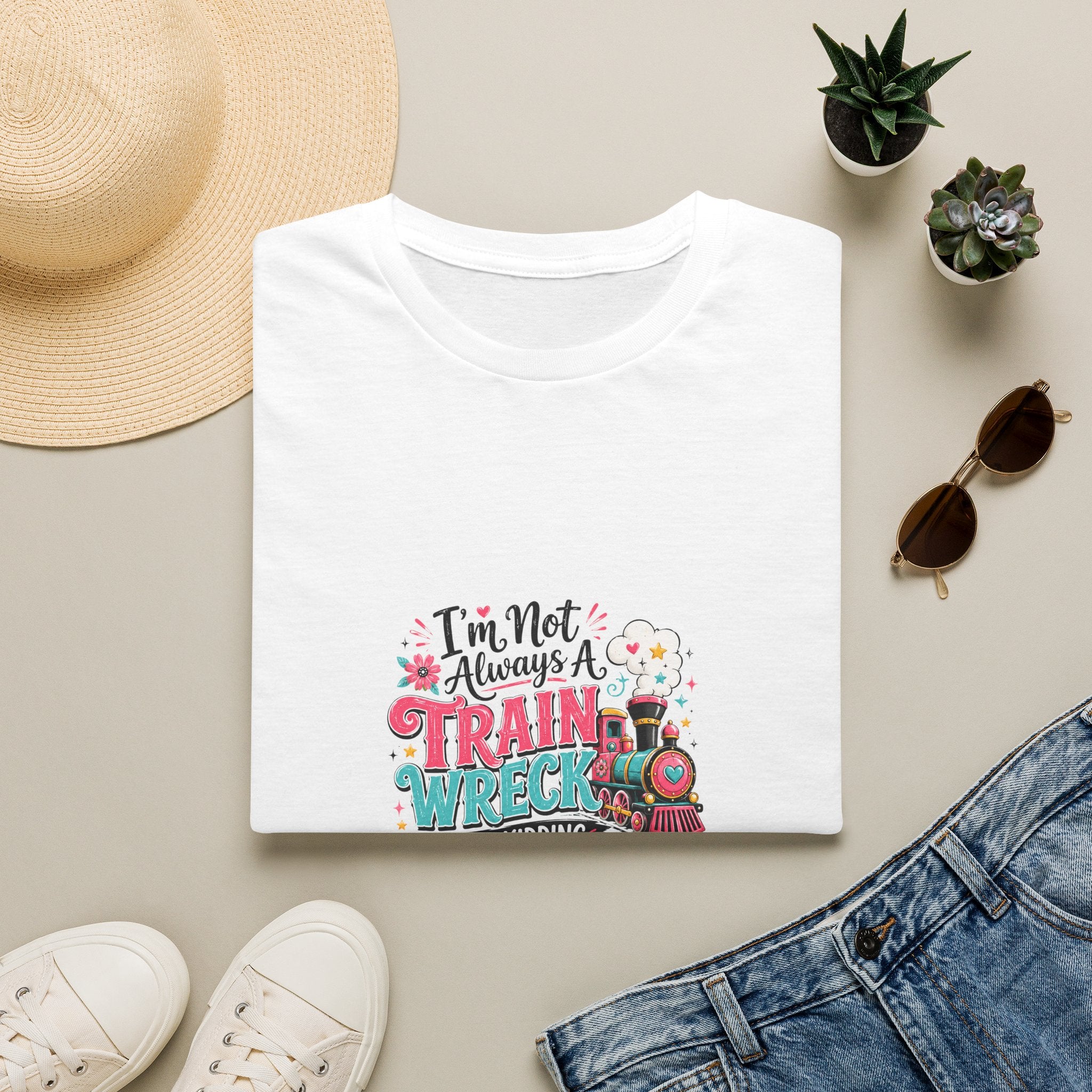 I'm Not Always a Trainwreck Toot Toot T-Shirt — Funny Sarcastic Gift for Her