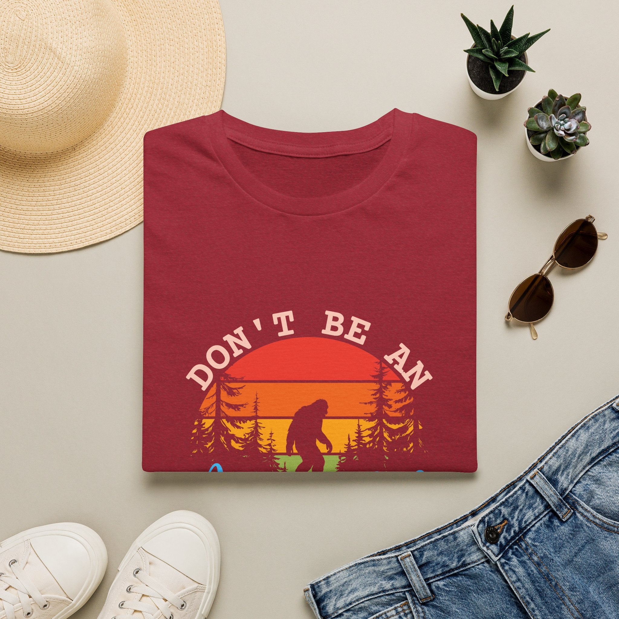 Don't Be An Assquatch T-Shirt — Funny Bigfoot Gift Sasquatch Sunset Graphic Tee