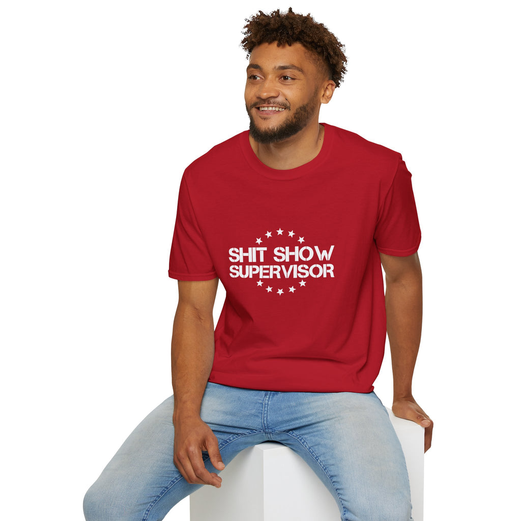 Shit Show Supervisor T-Shirt — Funny Sarcastic Gift for Her Work Humor Graphic Tee