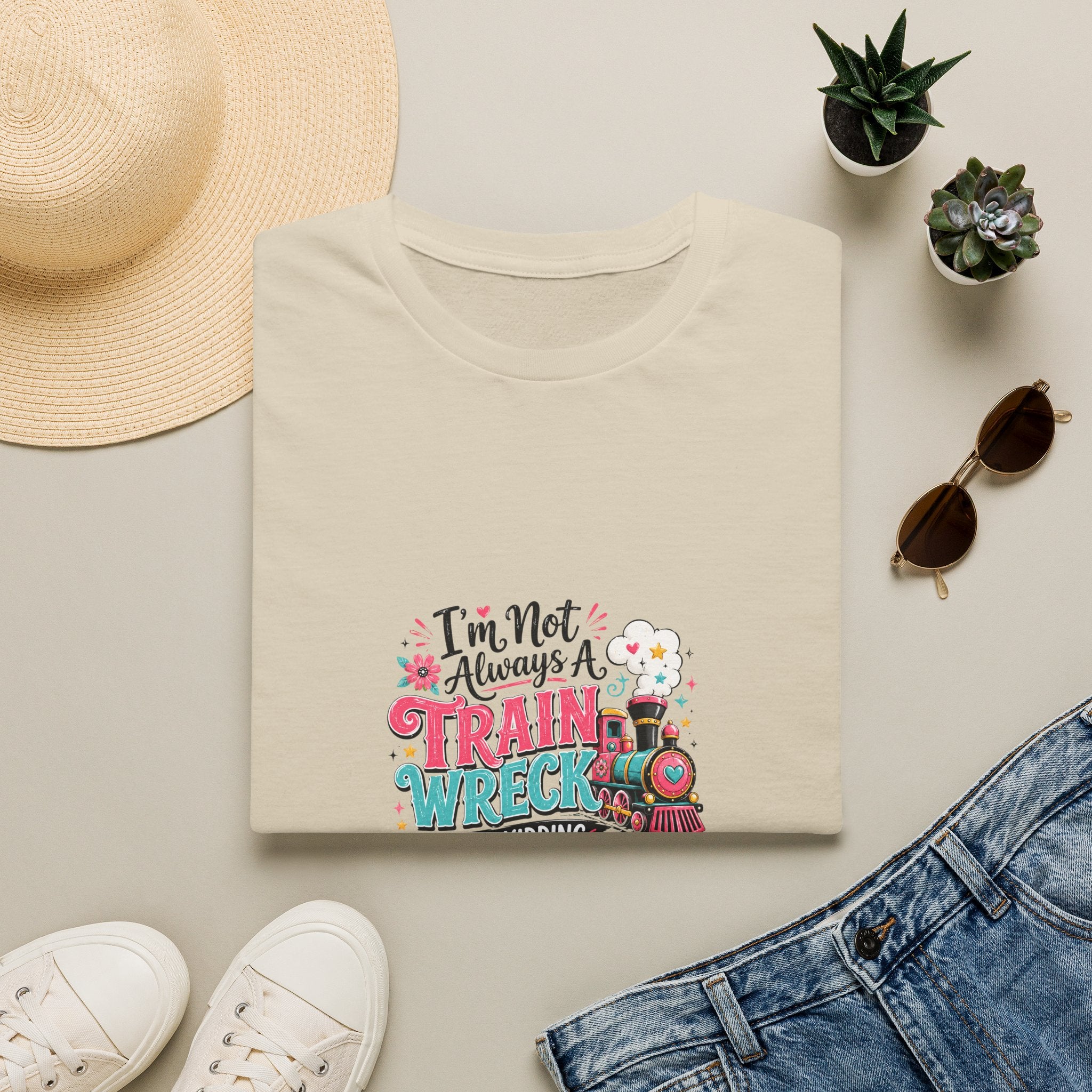 I'm Not Always a Trainwreck Toot Toot T-Shirt — Funny Sarcastic Gift for Her