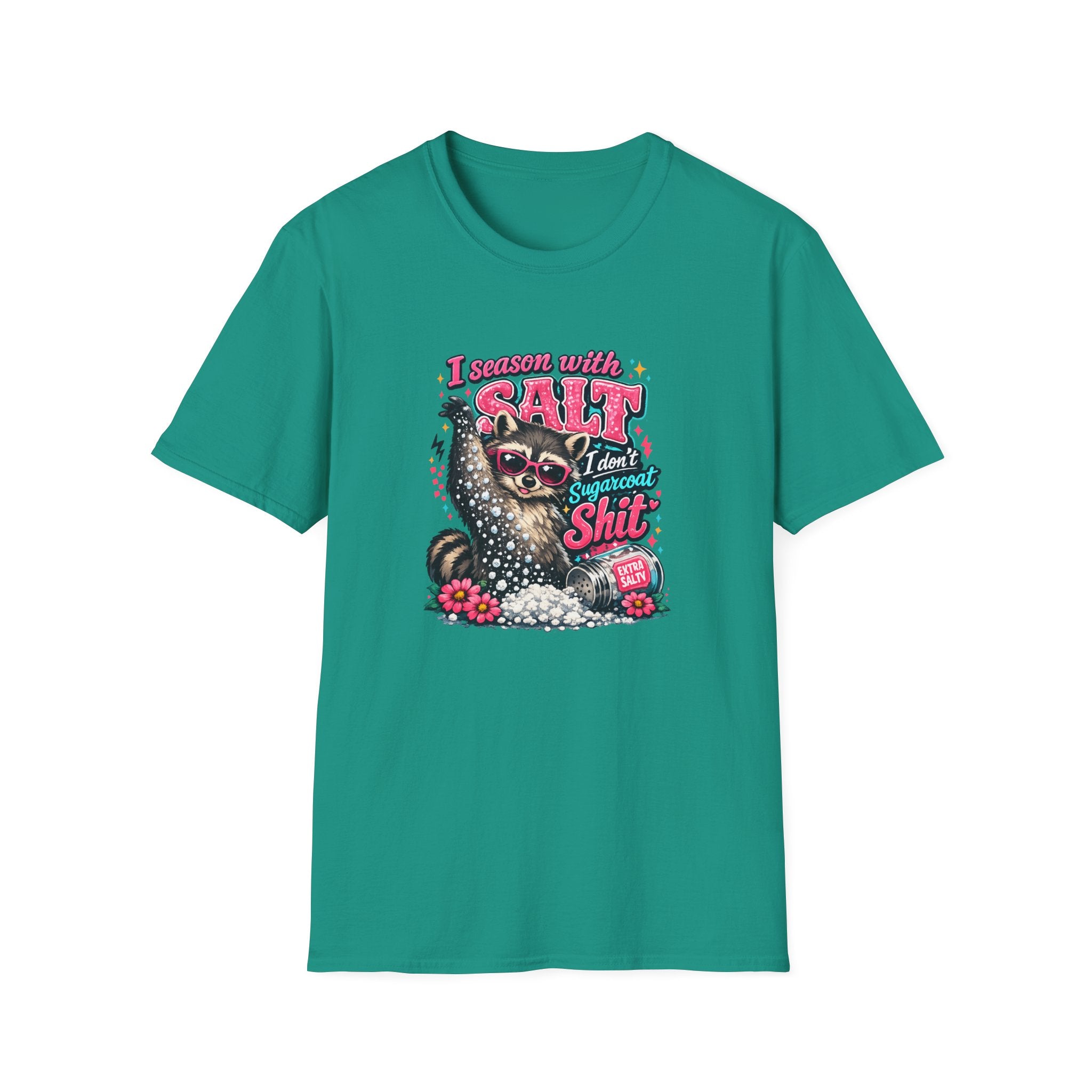 I Season With Salt I Don't Sugarcoat T-Shirt — Funny Sarcastic Gift for Women