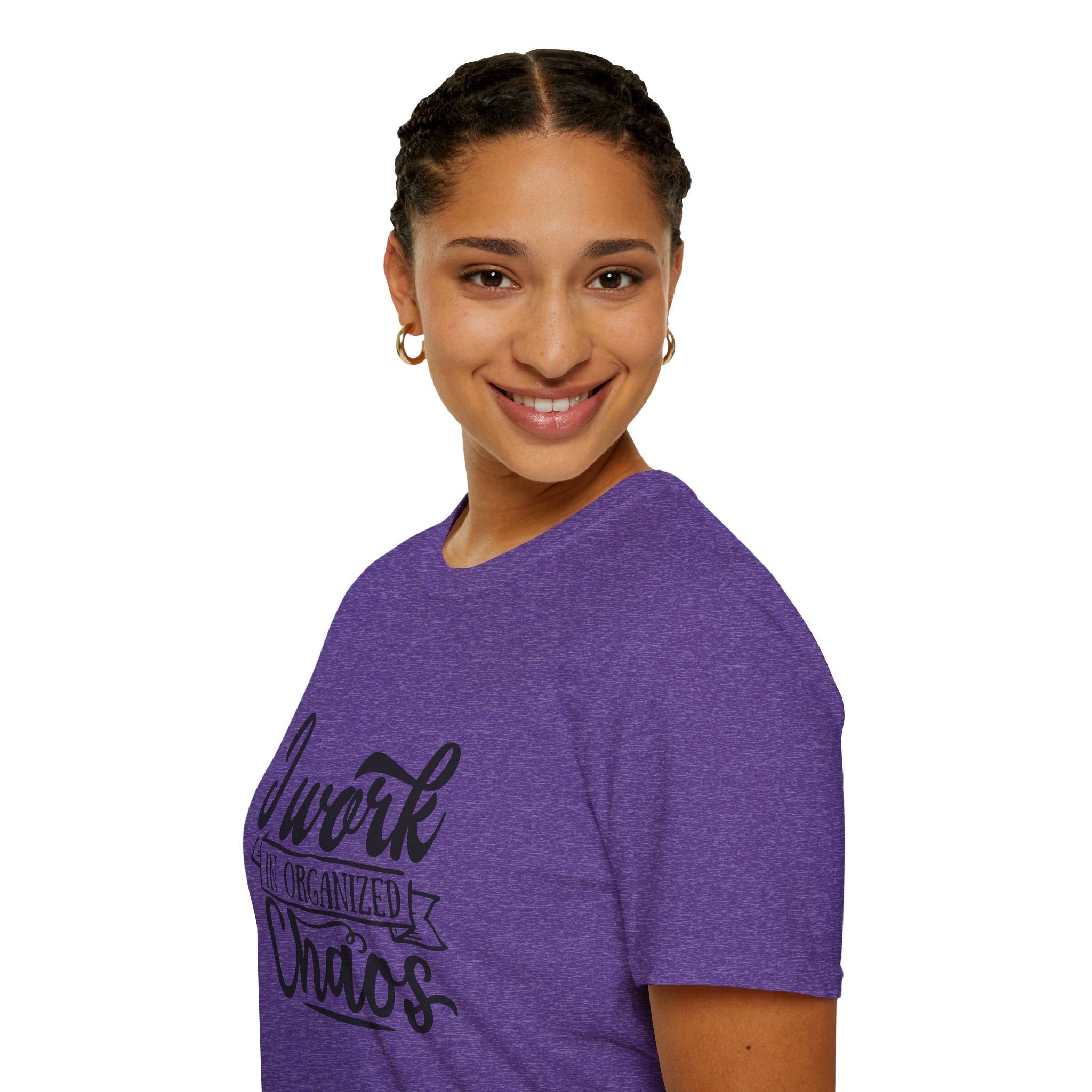 I Work in Organized Chaos T-Shirt — Funny Teacher & Mom Gift Sarcastic Graphic Tee