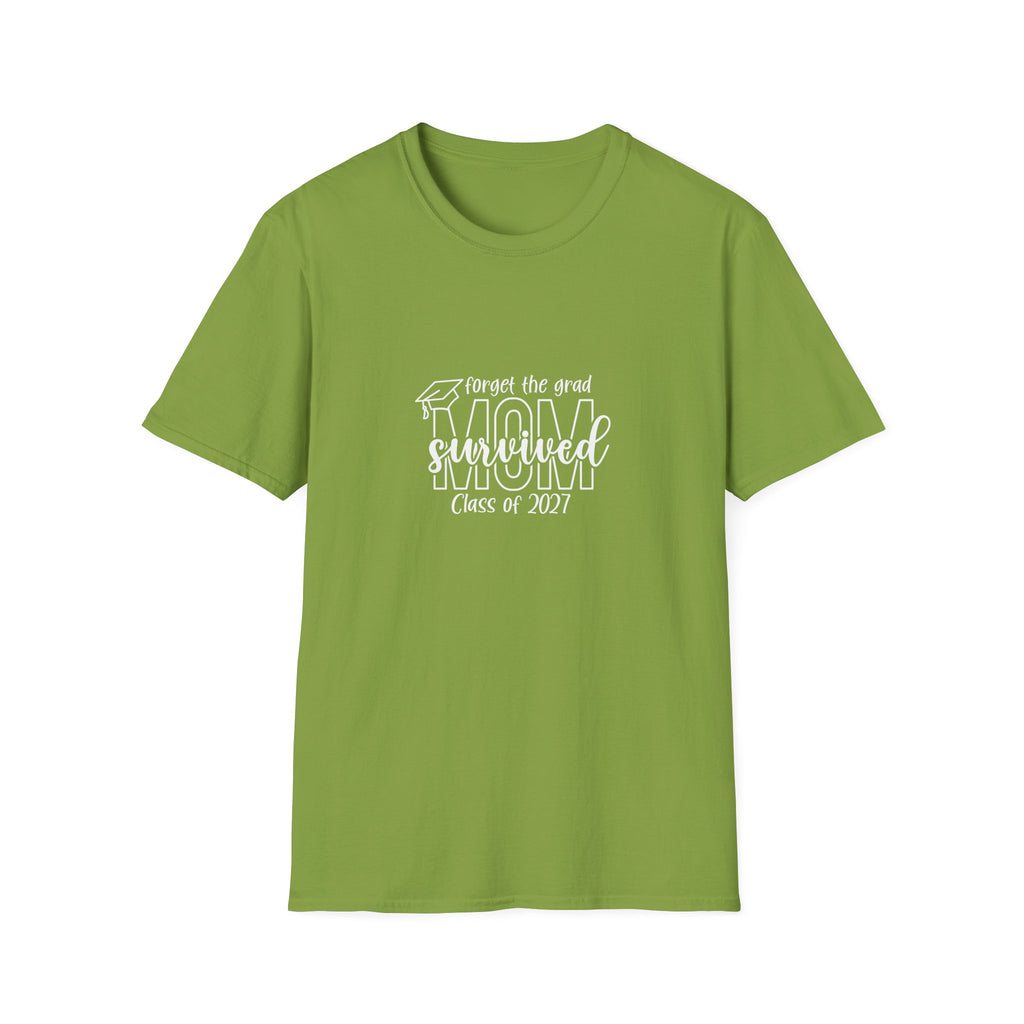 Class of 2027 Sarcastic Mom T-Shirt — Funny Graduation Gift for Mom Graphic Tee