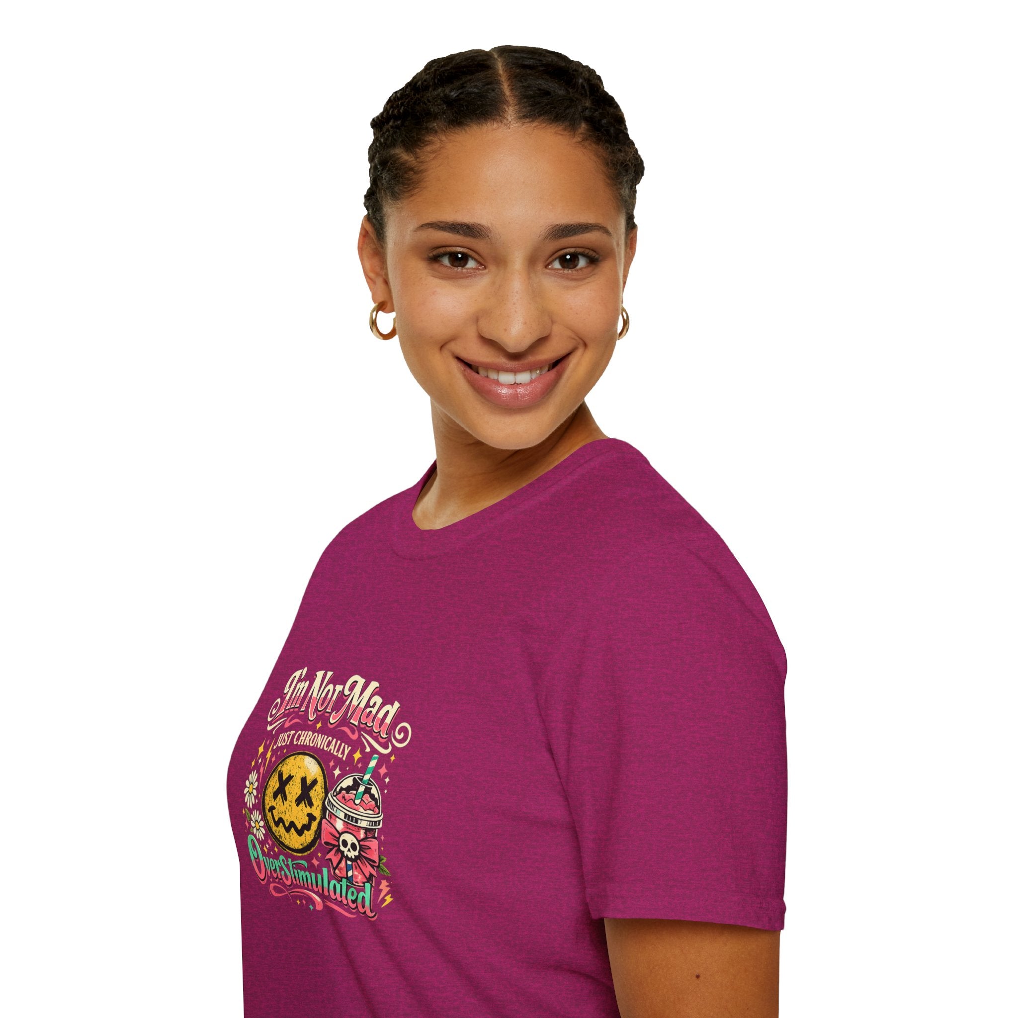 I'm Not Mad Kawaii Bubble Tea T-Shirt — Cute Funny Gift for Her Graphic Tee