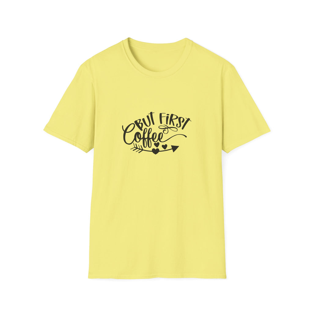 But First Coffee T-Shirt — Funny Gift for Coffee Lovers Women's Graphic Tee