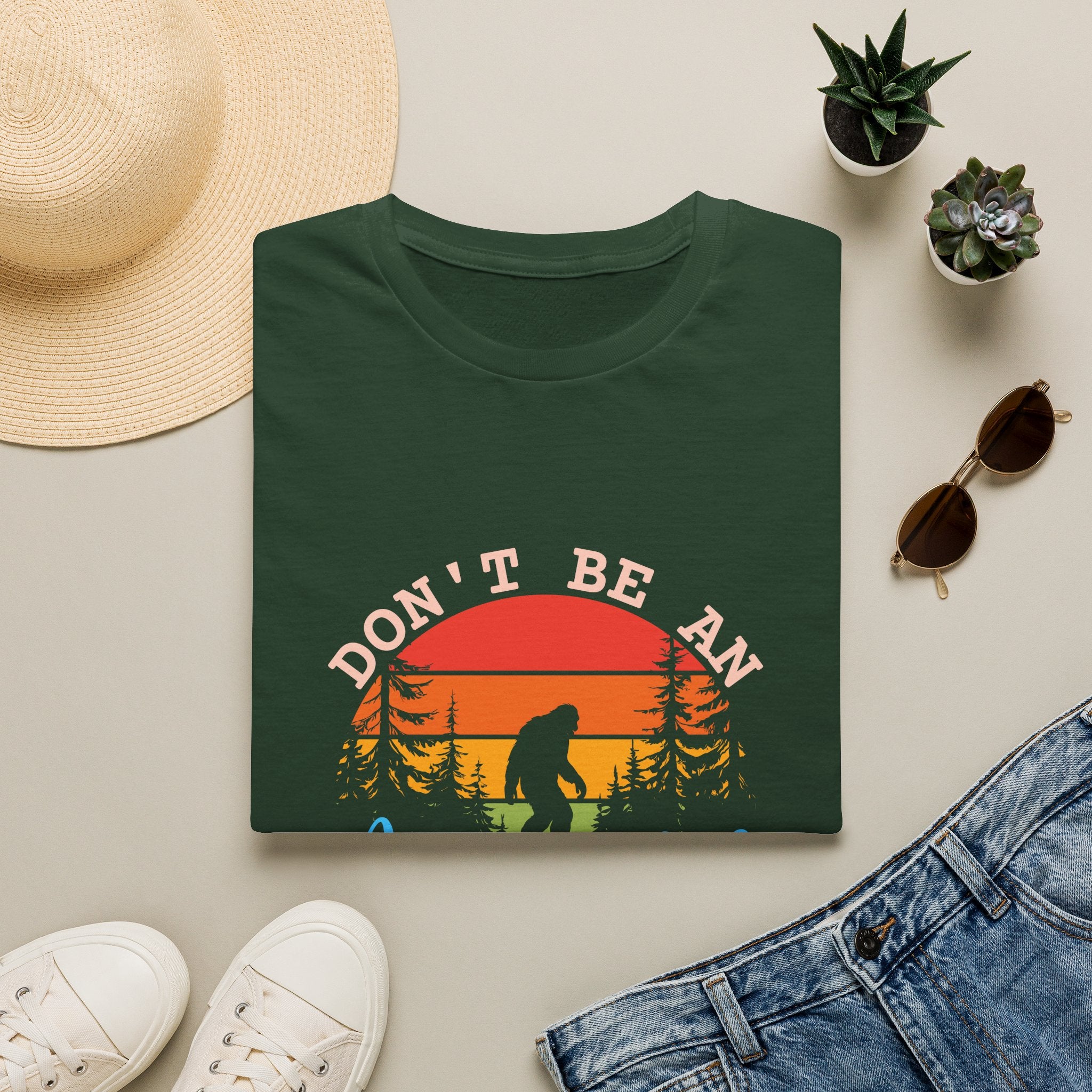 Don't Be An Assquatch T-Shirt — Funny Bigfoot Gift Sasquatch Sunset Graphic Tee