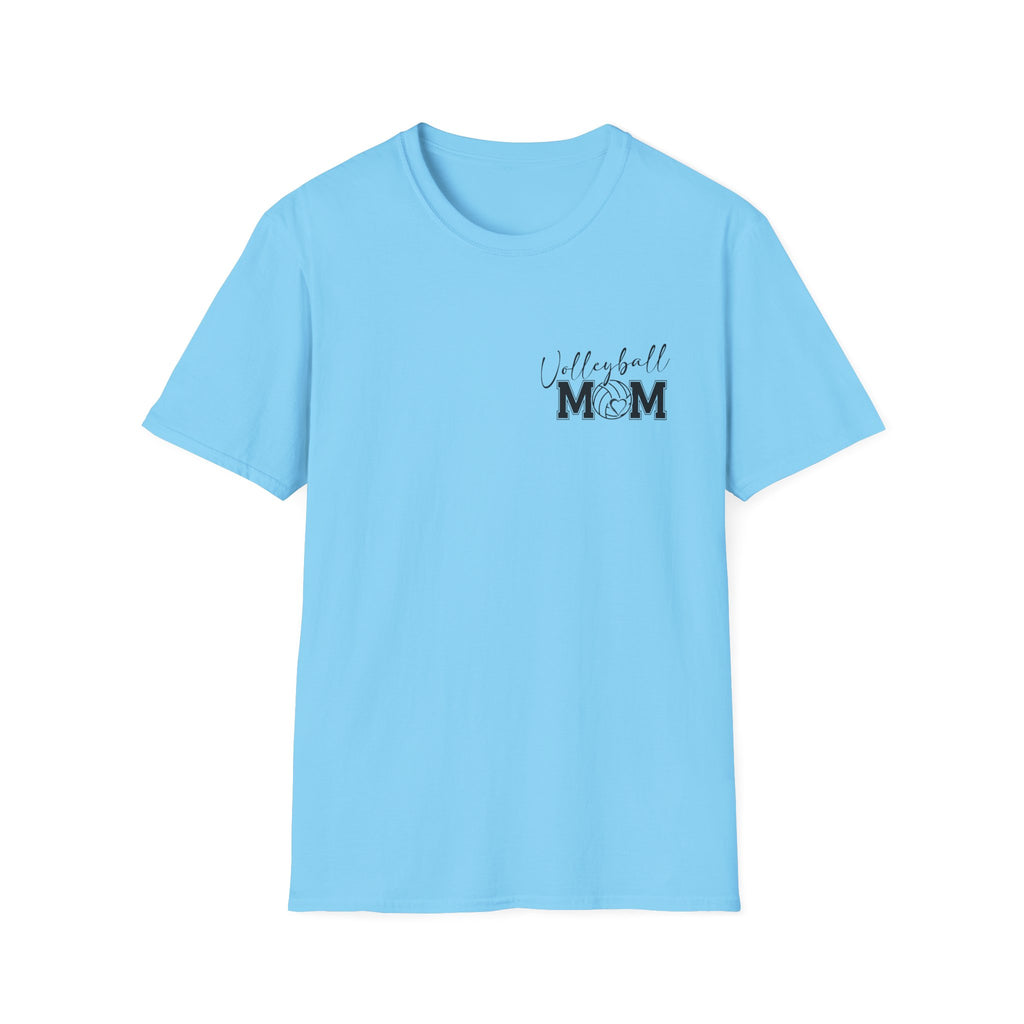 Volleyball Mom T-Shirt — Cute Game Day Gift for Sports Moms Script Graphic Tee