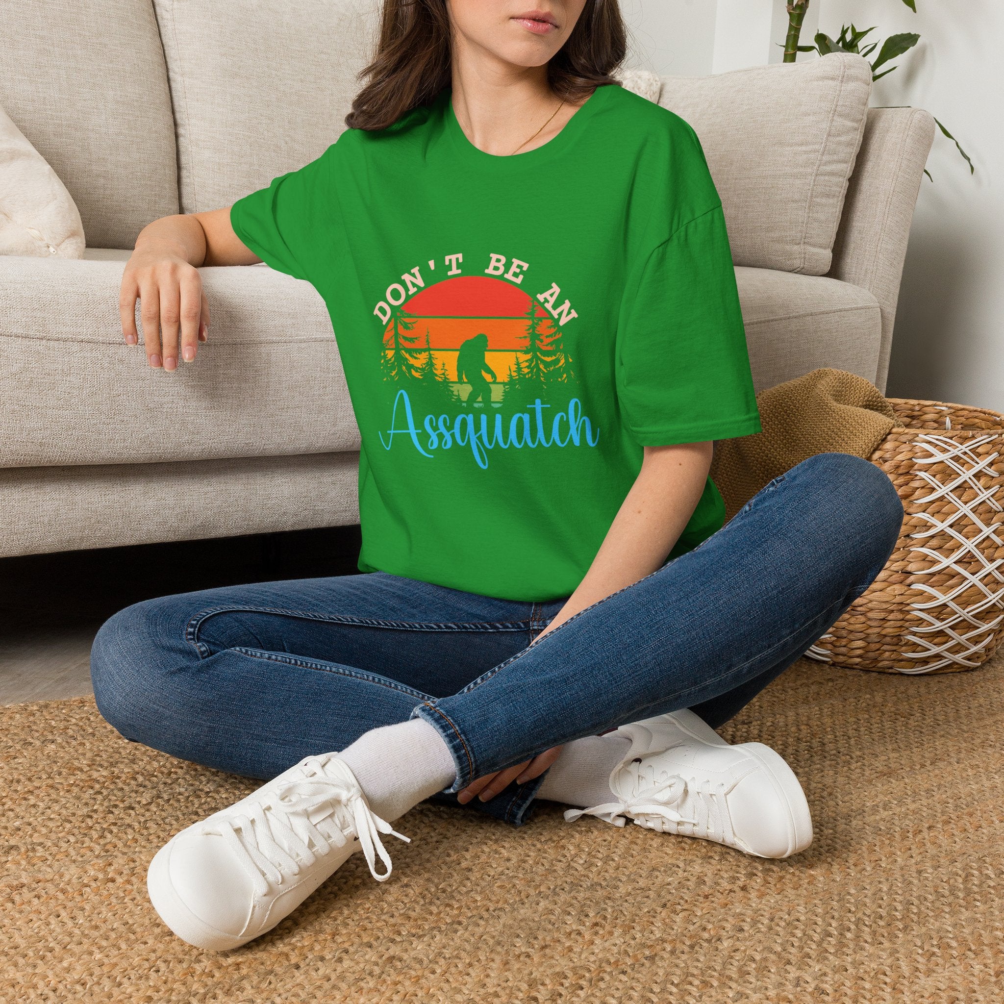 Don't Be An Assquatch T-Shirt — Funny Bigfoot Gift Sasquatch Sunset Graphic Tee
