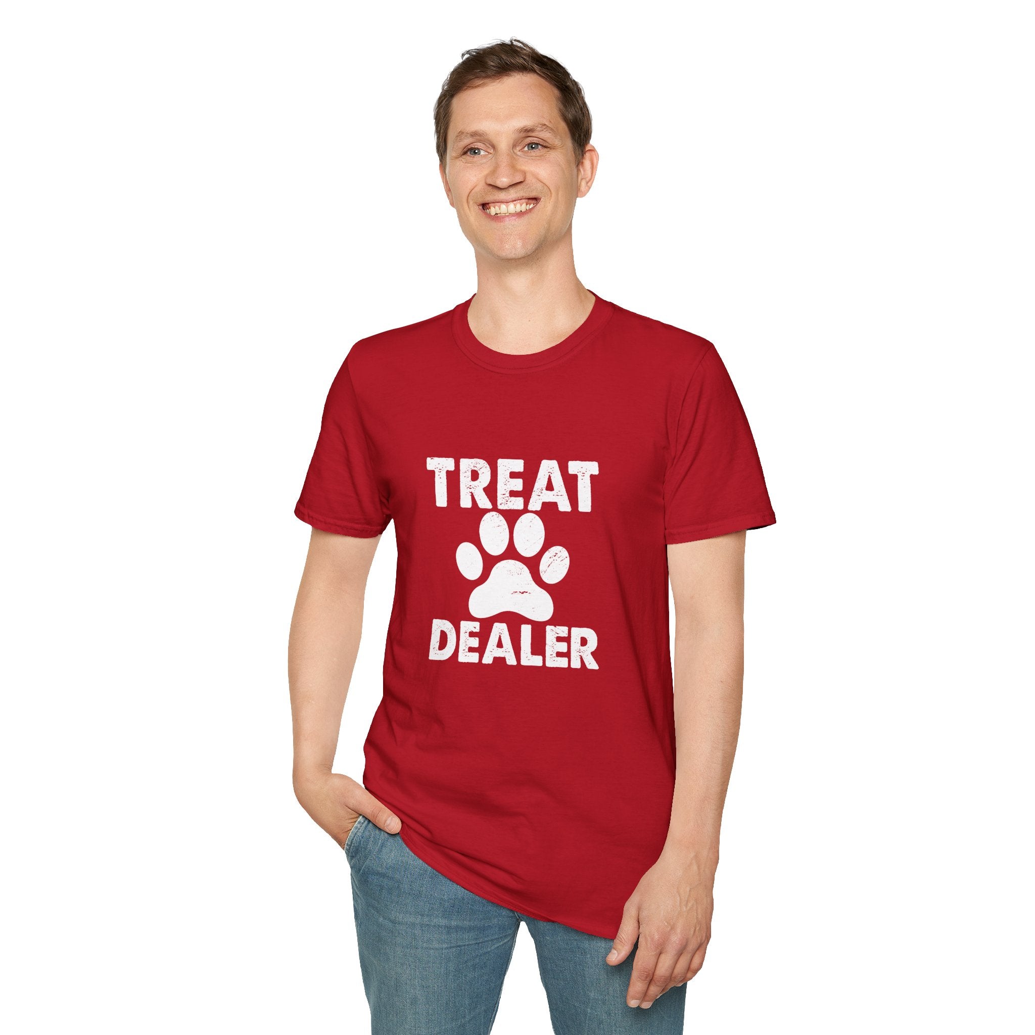 Treat Dealer T-Shirt — Funny Dog Paw Pet Lover Tee