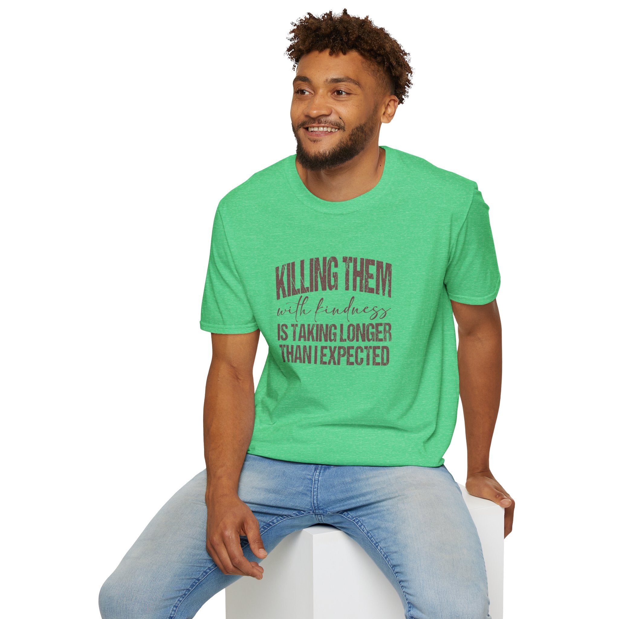 Killing Them With Kindness T-Shirt — Funny Motivational Gift for Women Vintage Tee