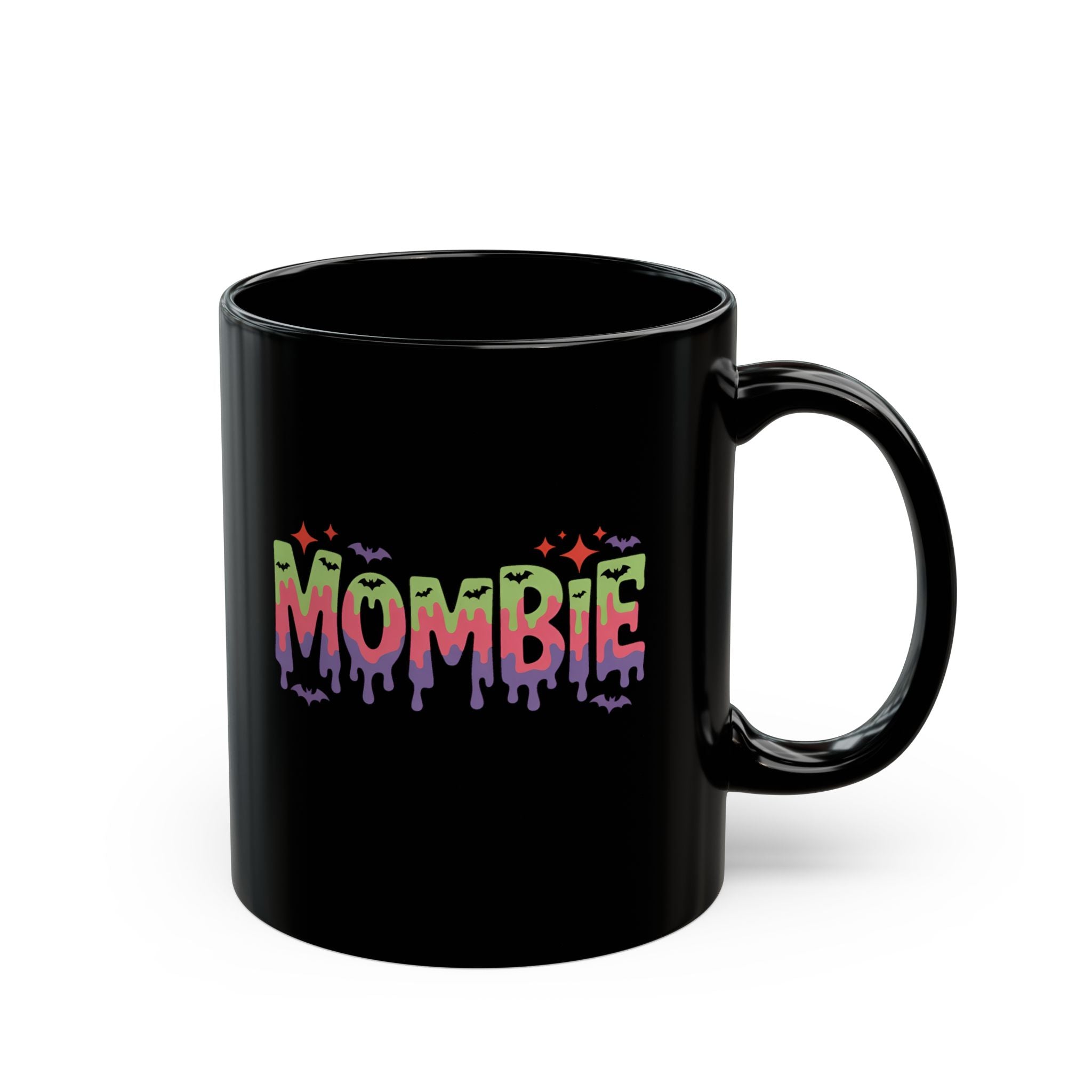 Zombie Mom Drip Halloween Mug — Funny Gift for Moms Colorful Coffee Cup 11oz 15oz