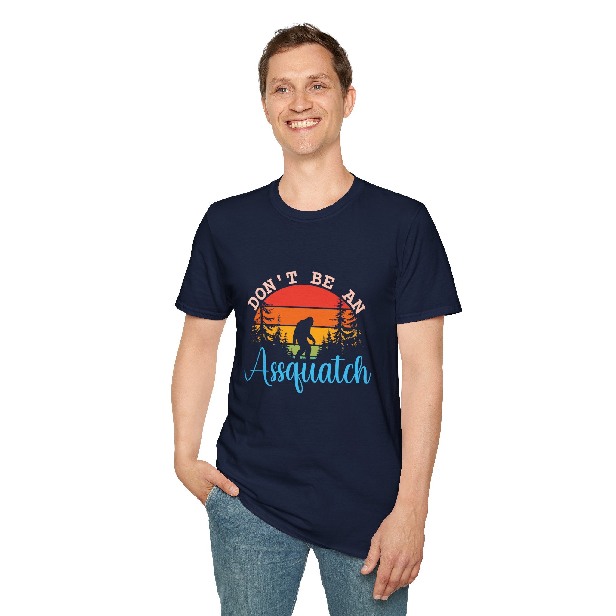 Don't Be An Assquatch T-Shirt — Funny Bigfoot Gift Sasquatch Sunset Graphic Tee