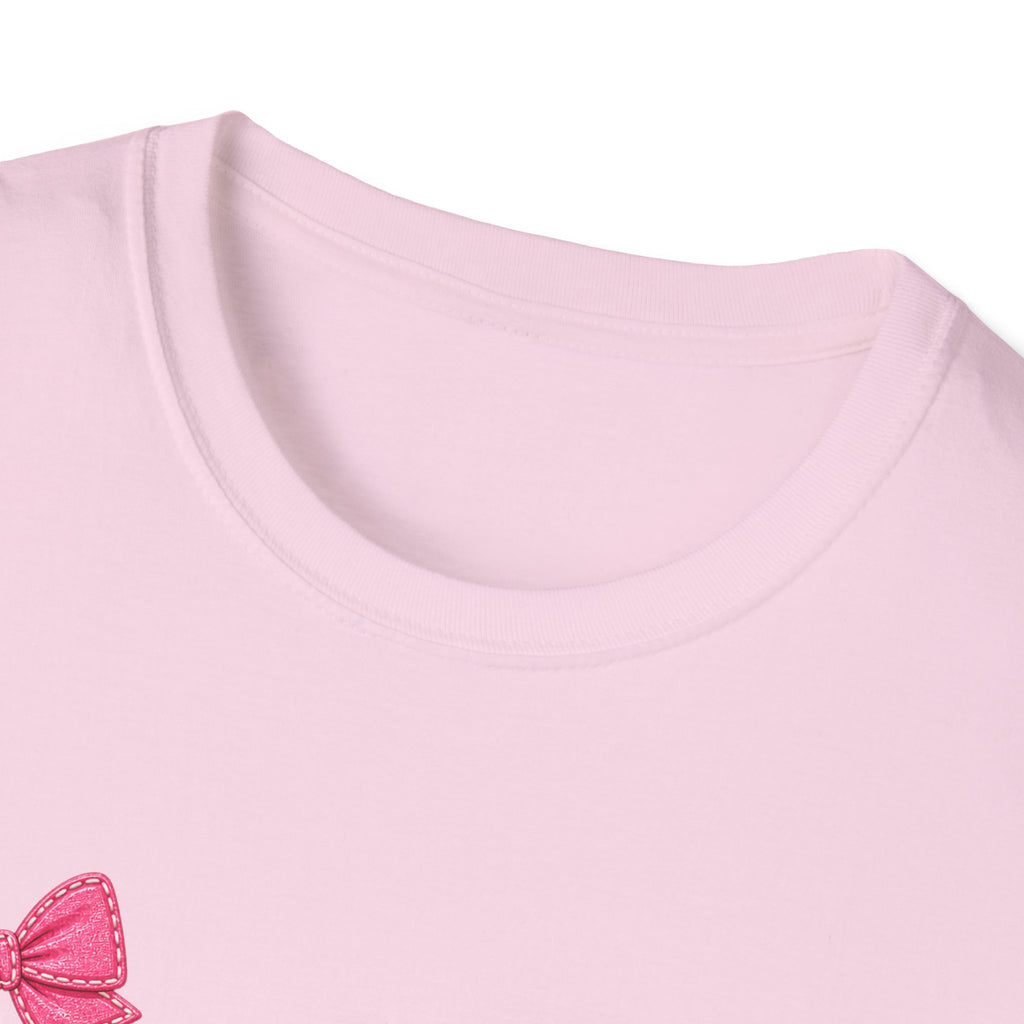 Floral Leopard TEACH T-Shirt — Cute Back-to-School Gift for Teachers Pink Bow Tee