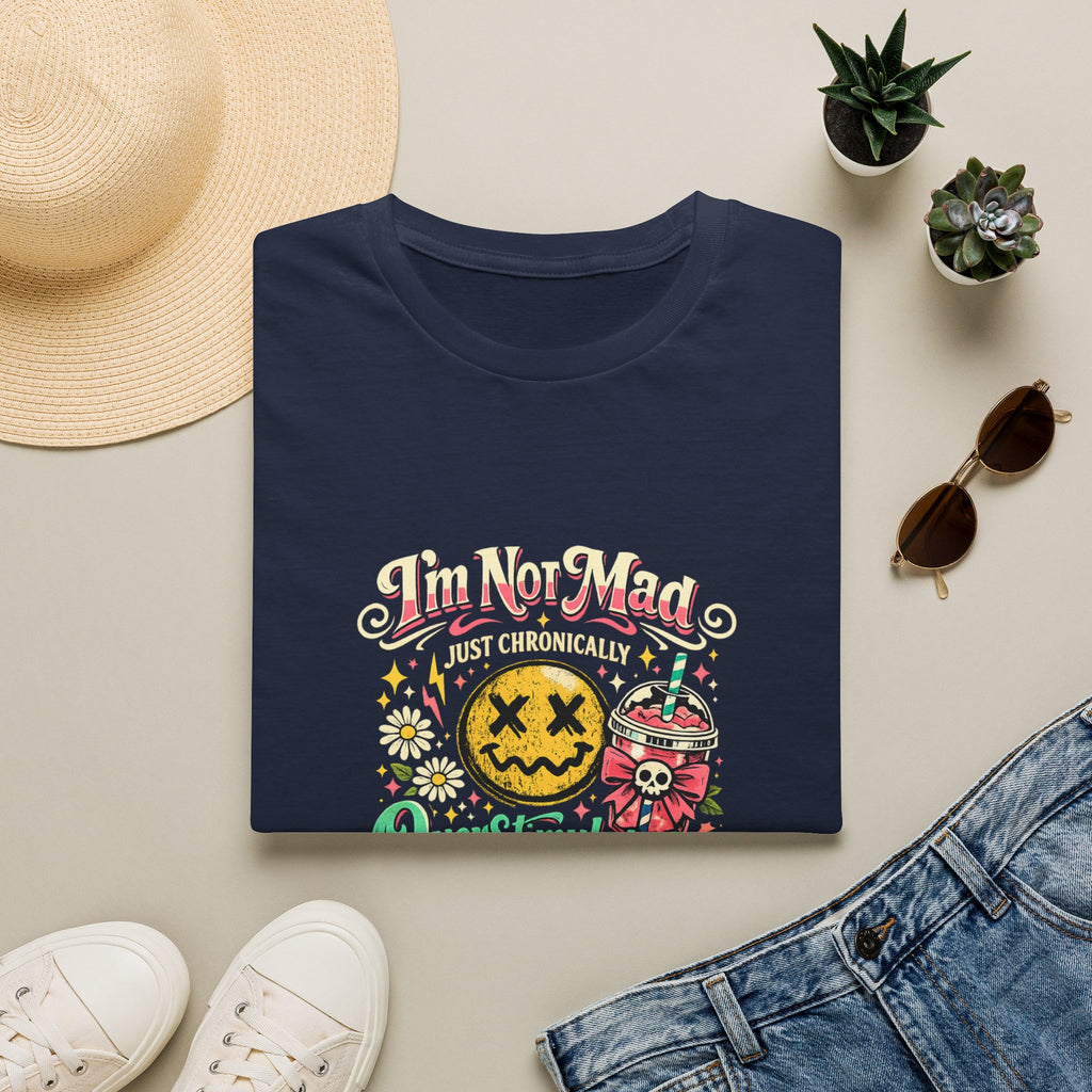 I'm Not Mad Kawaii Bubble Tea T-Shirt — Cute Funny Gift for Her Graphic Tee
