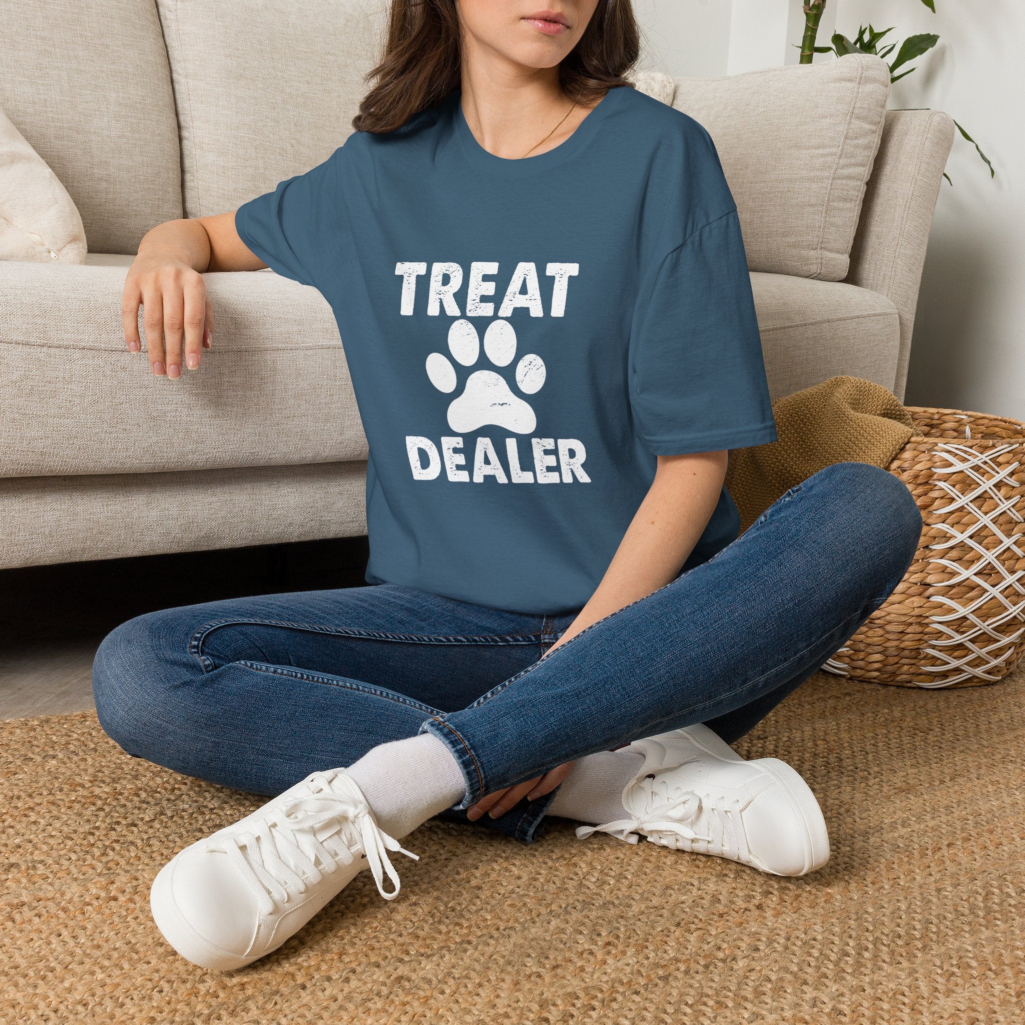Treat Dealer T-Shirt — Funny Dog Paw Pet Lover Tee