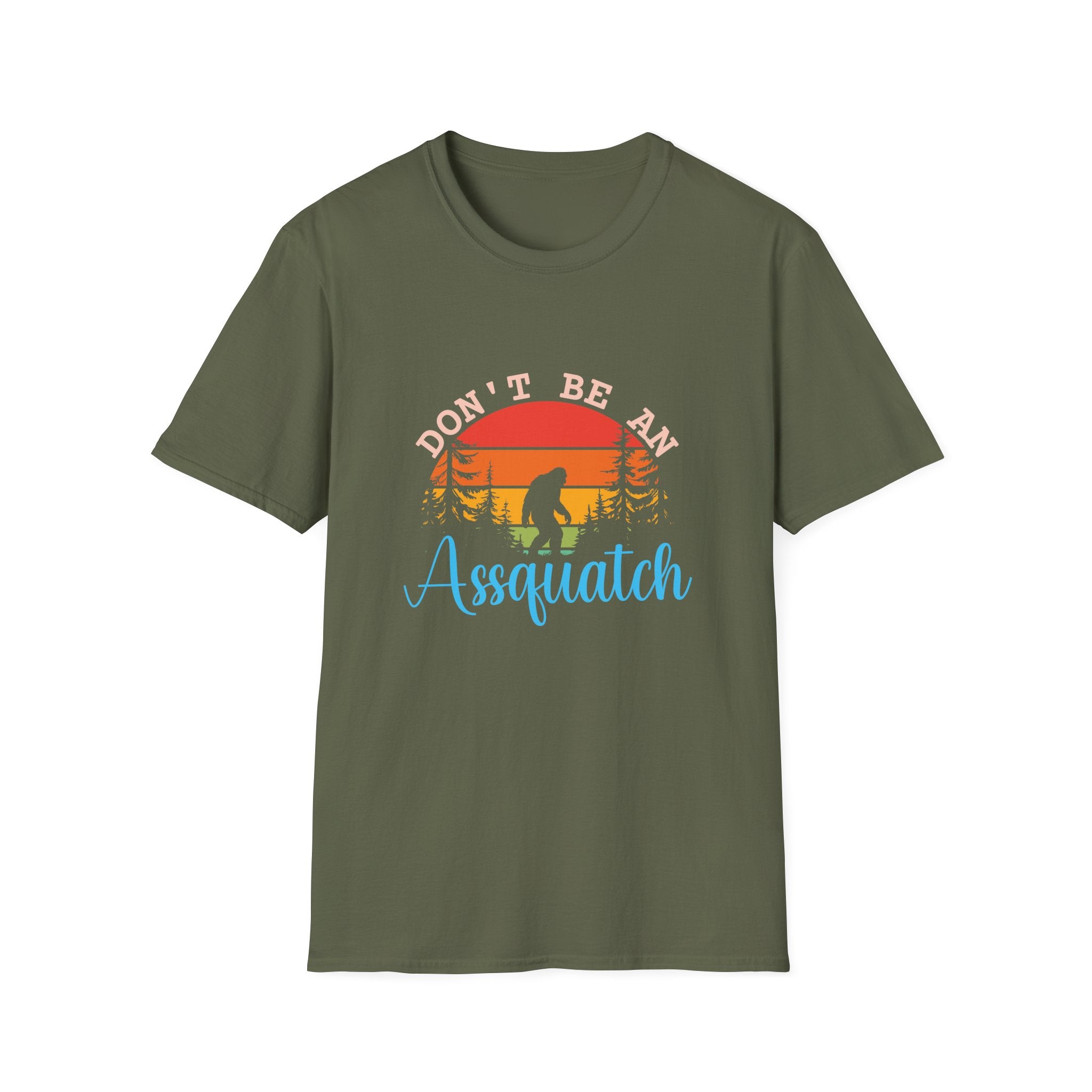 Don't Be An Assquatch T-Shirt — Funny Bigfoot Gift Sasquatch Sunset Graphic Tee