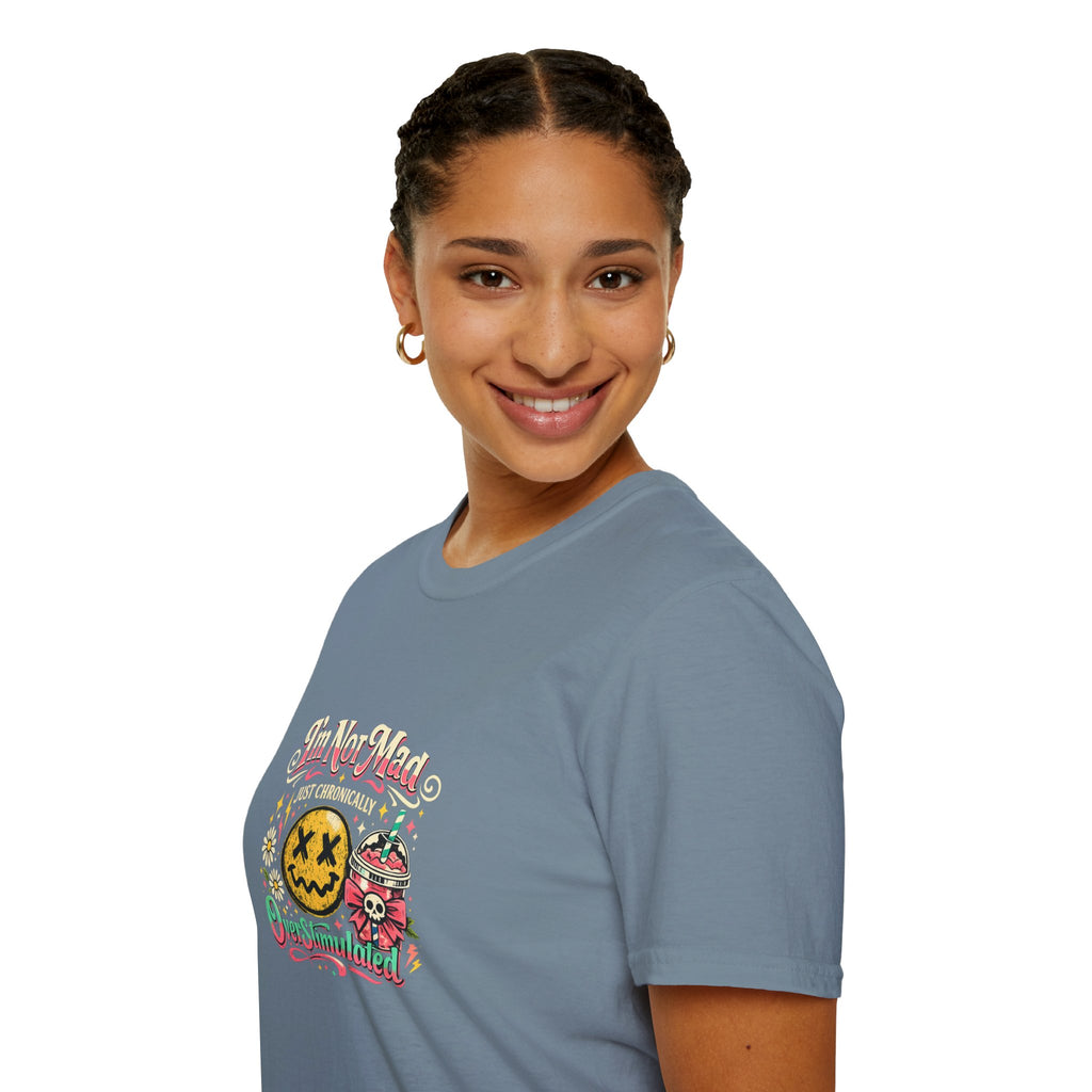 I'm Not Mad Kawaii Bubble Tea T-Shirt — Cute Funny Gift for Her Graphic Tee
