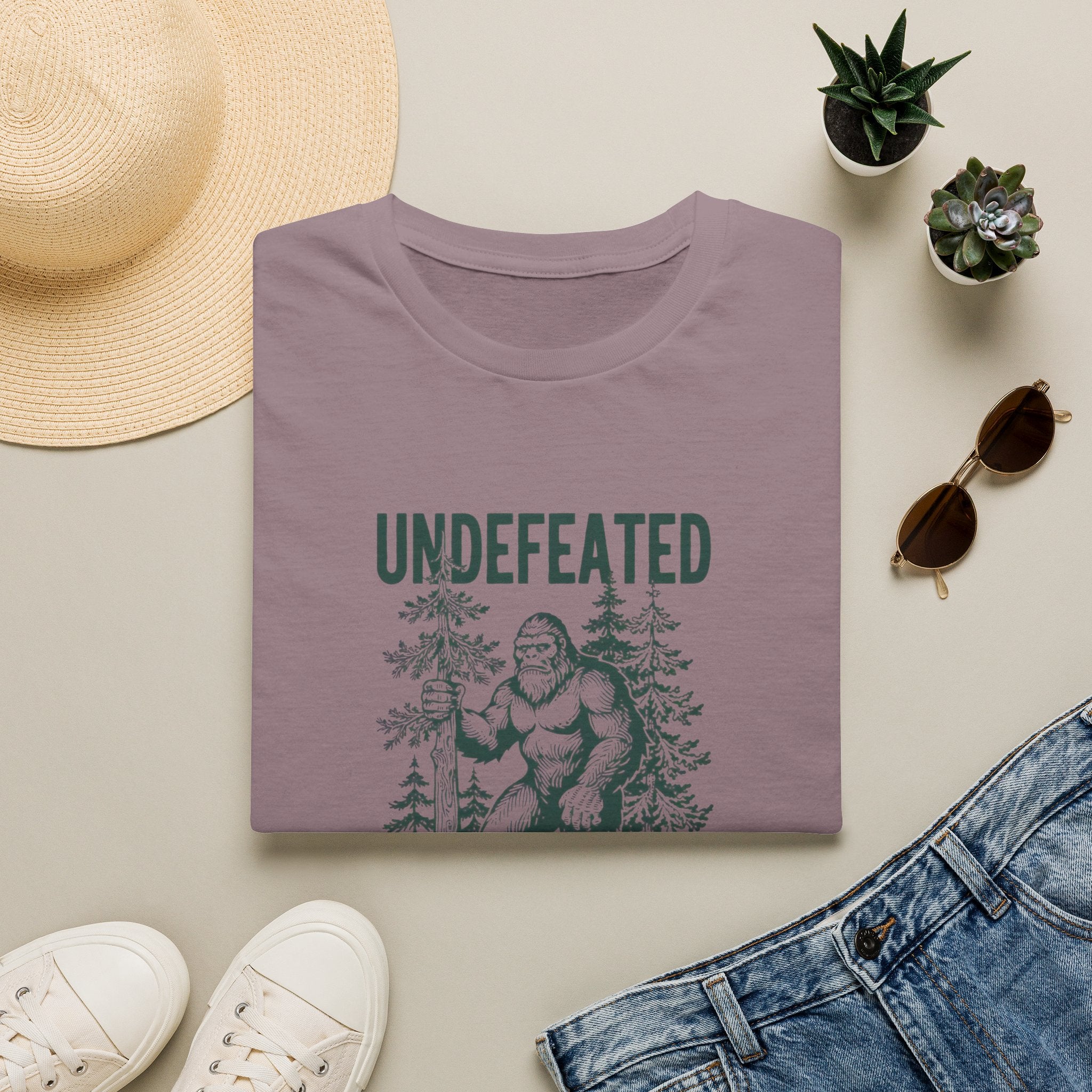 Undefeated Bigfoot T-Shirt — 'Hide and Seek Champion' Graphic Tee