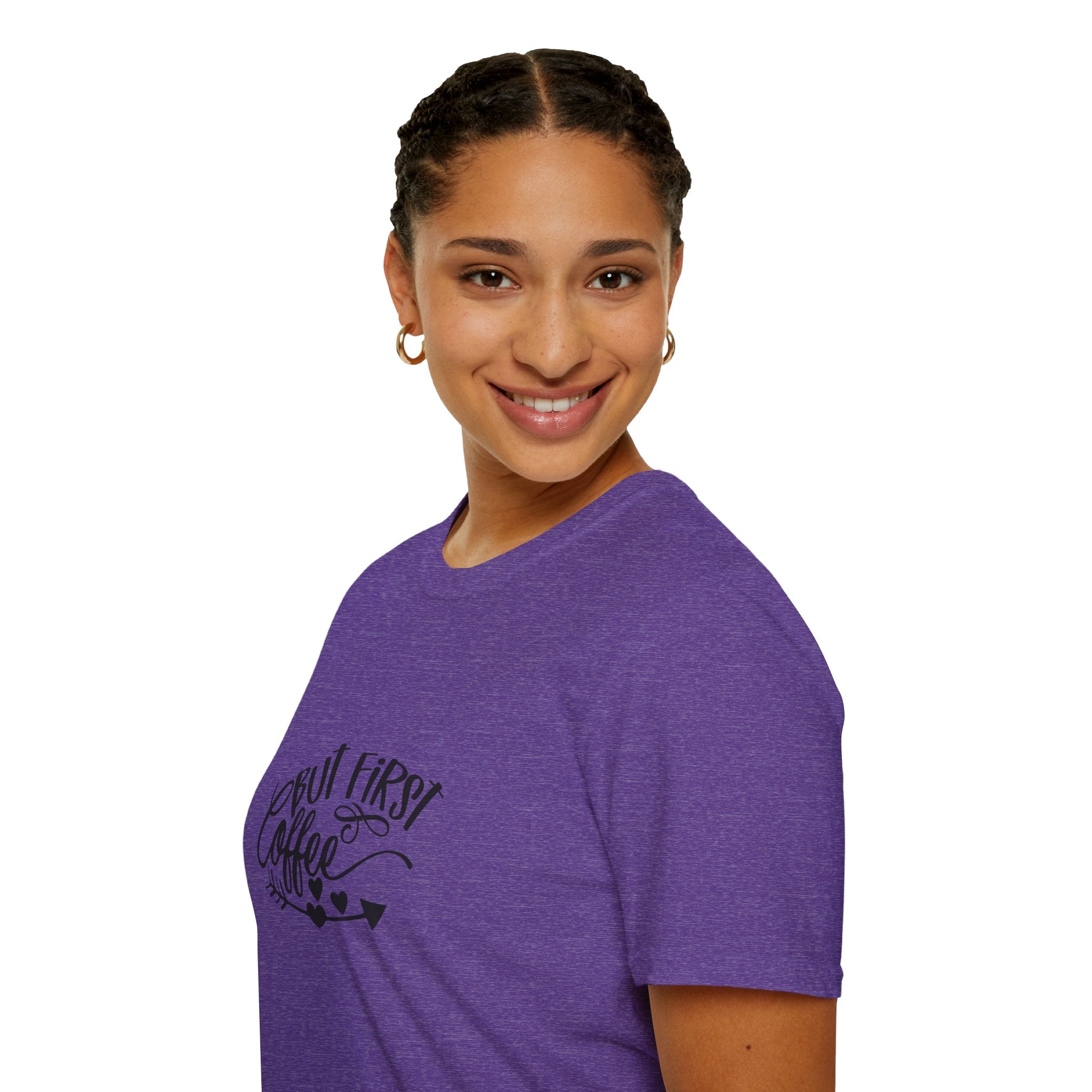 But First Coffee T-Shirt — Funny Gift for Coffee Lovers Women's Graphic Tee