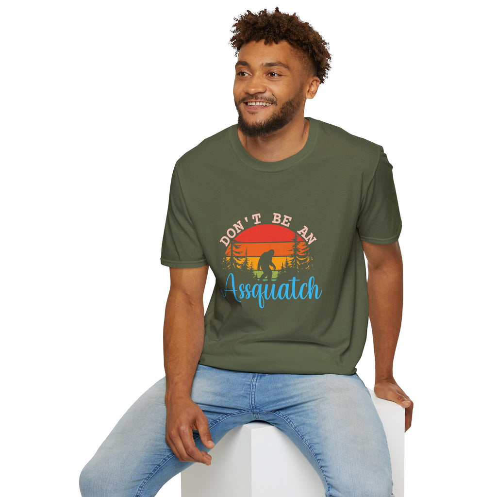 Don't Be An Assquatch T-Shirt — Funny Bigfoot Gift Sasquatch Sunset Graphic Tee