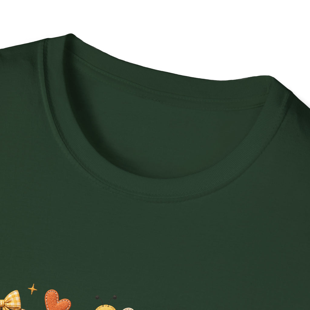 Teacher Floral Bee T-Shirt — Cute Back-to-School Gift for Teachers Graphic Tee