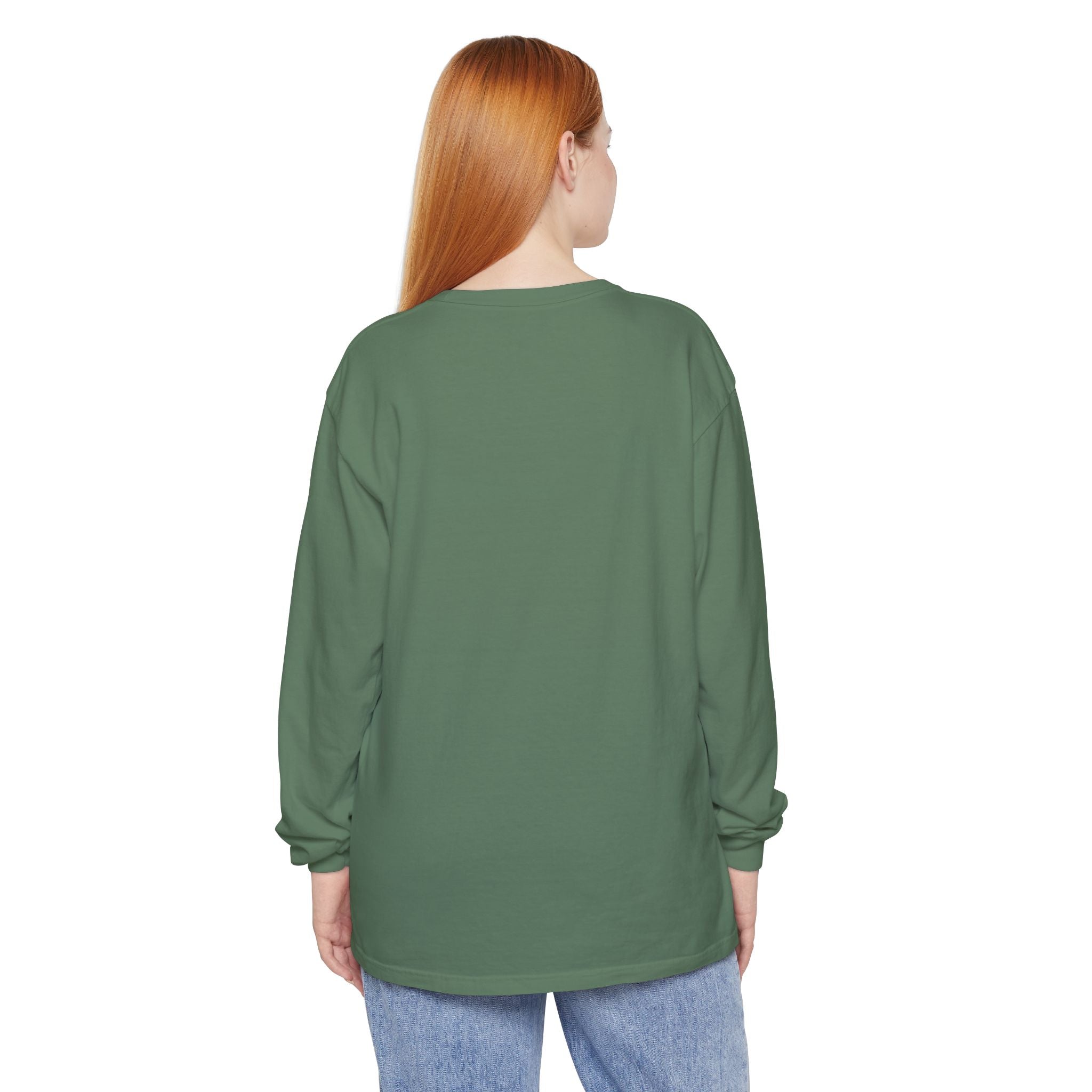 Thankful Grateful Blessed Pumpkin Long Sleeve — Cute Fall Thanksgiving Gift for Women